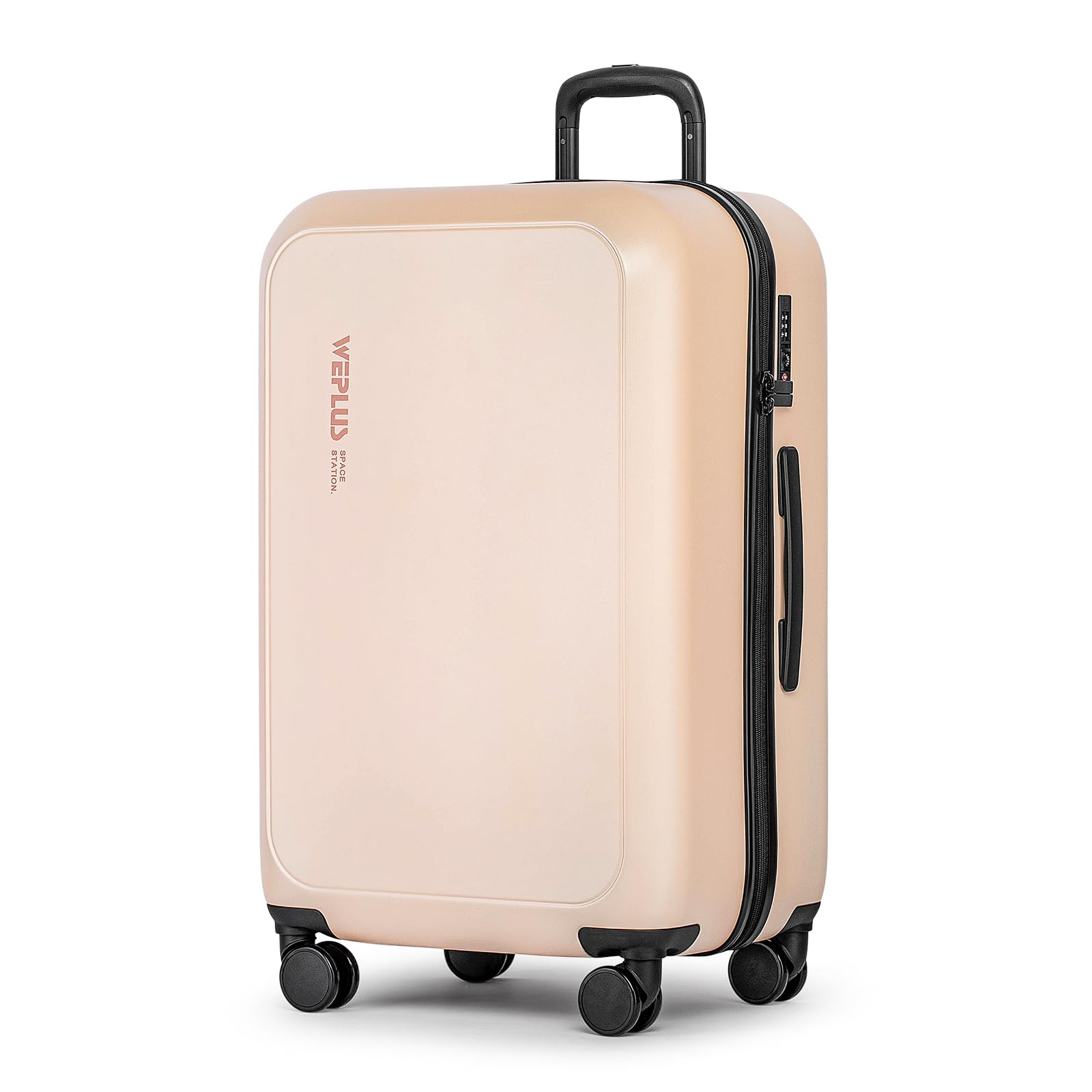 KYME 26 Inch Hardshell Spinner Luggage - 100% Polycarbonate Checked Suitcase with 360° Wheels, TSA Lock & Lightweight Design - Pink Travel Luggage for Women (Perfect for International Flights & Business Trips)