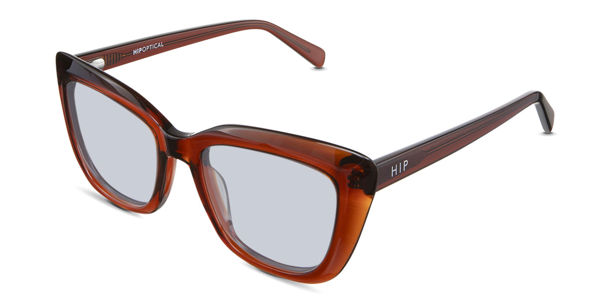 LESA Women's Prescription Tinted Glasses - Stylish & UV Protection for Reading, Driving & Outdoor Activities