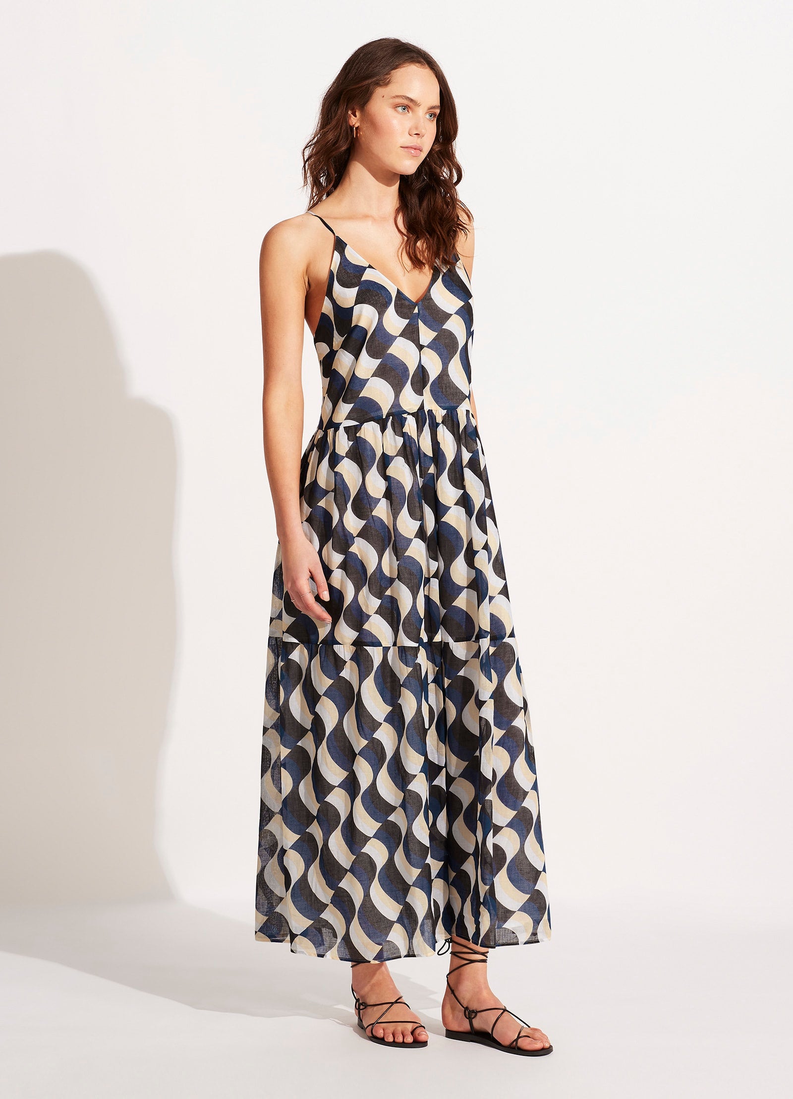 Modern Take Tier Maxi Dress - Black | Flowy Summer Dress for Women | Perfect for Beach Vacations, Date Nights & Casual Outings