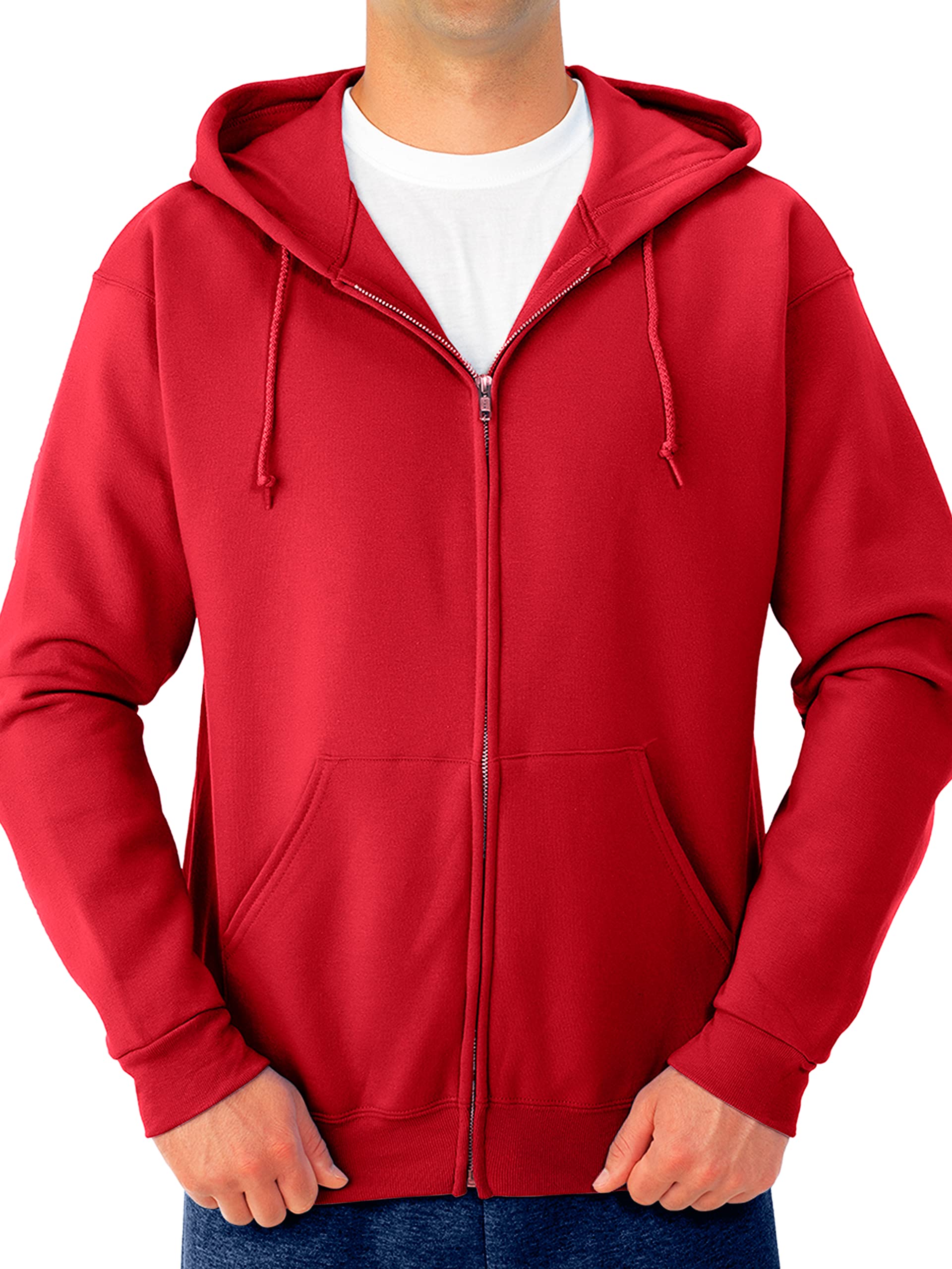**Jerzees Men’s NuBlend Fleece Hoodies & Sweatshirts – Soft Cotton Blend Pullover for Casual Wear (Sizes S-3X) – Perfect for Outdoor Activities, Gym & Lounge**