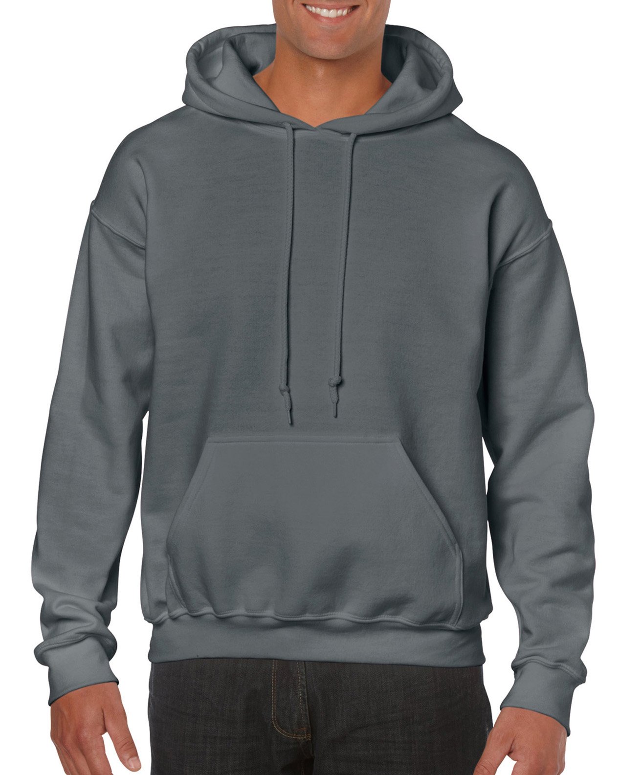 Gildan Men's Heavy Blend Hooded Sweatshirt - Soft Cotton Fleece Pullover with Front Pocket for Casual Wear, Gym & Outdoor Activities
