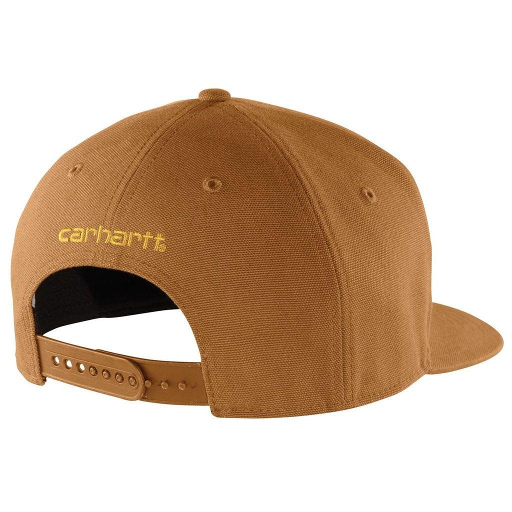 Carhartt Ashland Cap - Brown Adjustable Baseball Hat for Men & Women - Perfect for Outdoor Work, Hiking, and Casual Wear