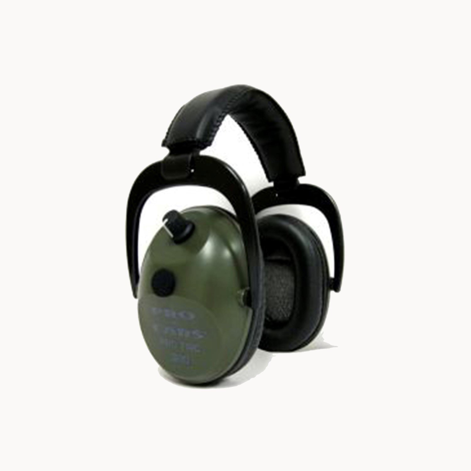 Pro Ears Pro Tac Gold Slim Medium Profile NRR 28 Shooting Headset - Green with Lithium Battery - Hearing Protection for Shooting Range, Hunting & Outdoor Sports