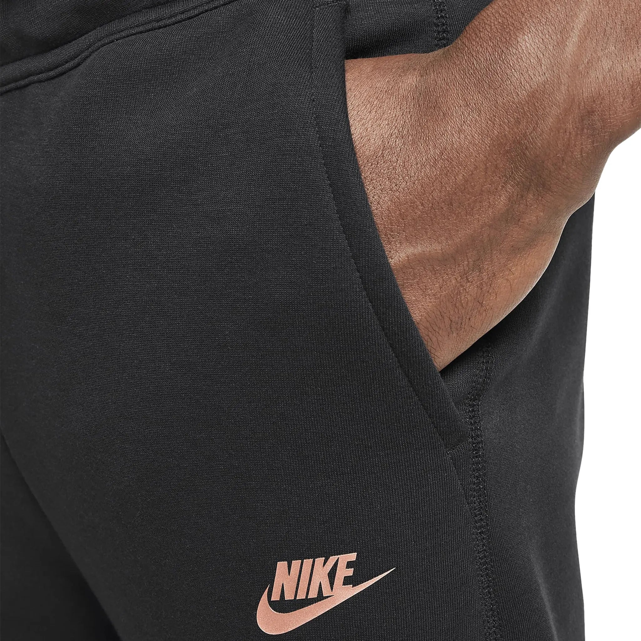 Syna World x Nike Central Cee Tech Fleece Black Sweatpants for Men - Comfortable Joggers with Pockets for Running, Gym & Streetwear Fashion