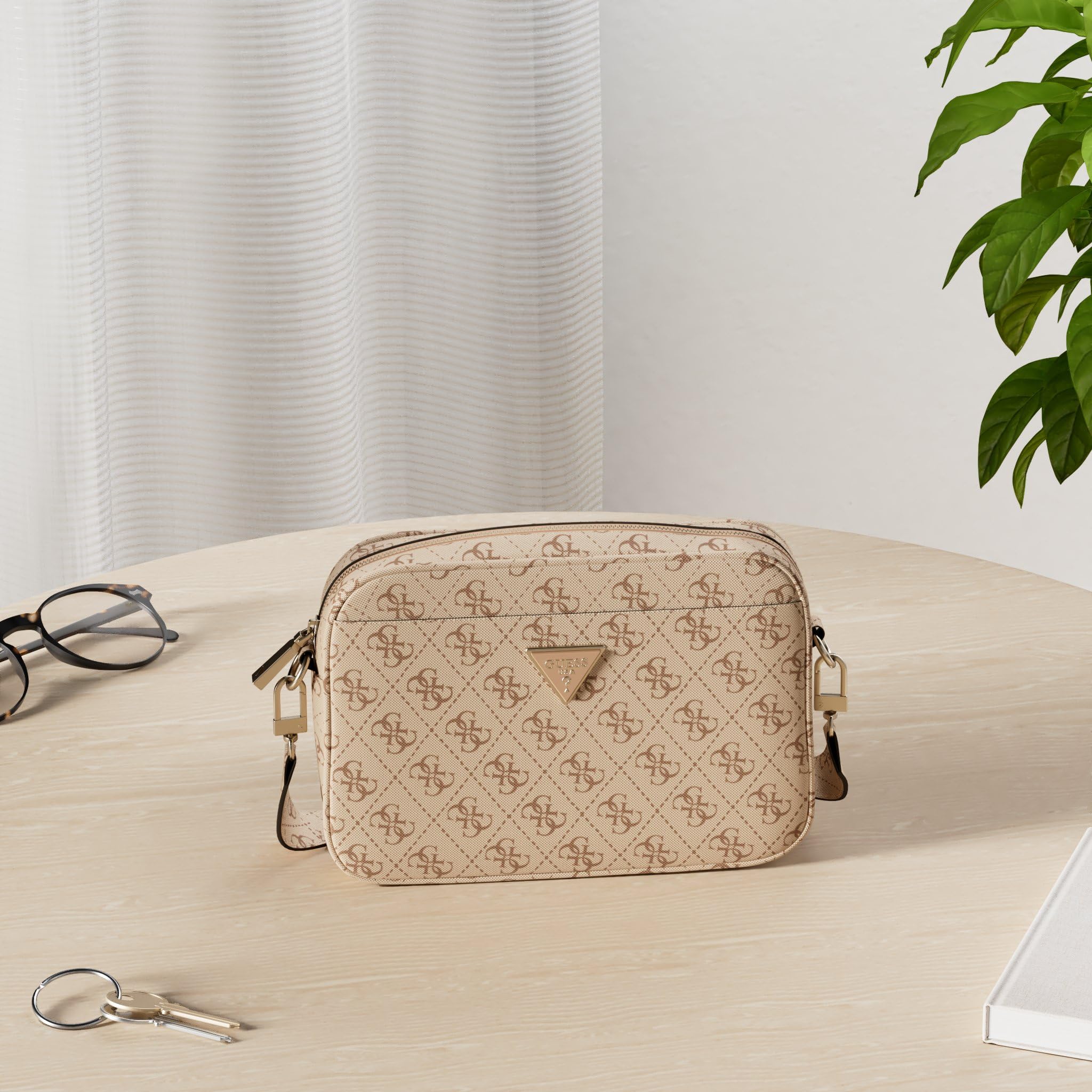 GUESS Meridian Camera Bag for Women - Stylish & Functional Crossbody Purse for Travel, Work & Everyday Use