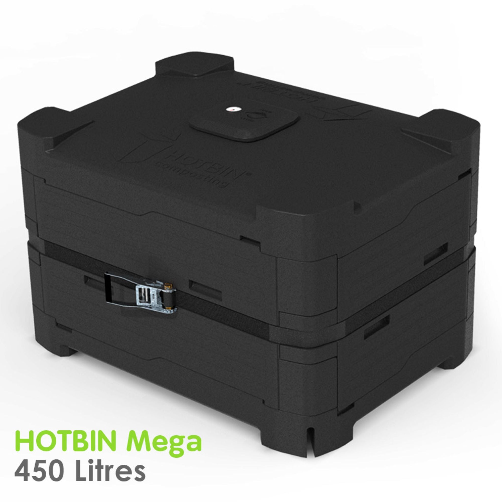 HOTBIN Mega 450 Hot Composter Bin - 119 Gallon (450L) Large Capacity Outdoor Composting System for Organic Waste, Garden & Yard Use