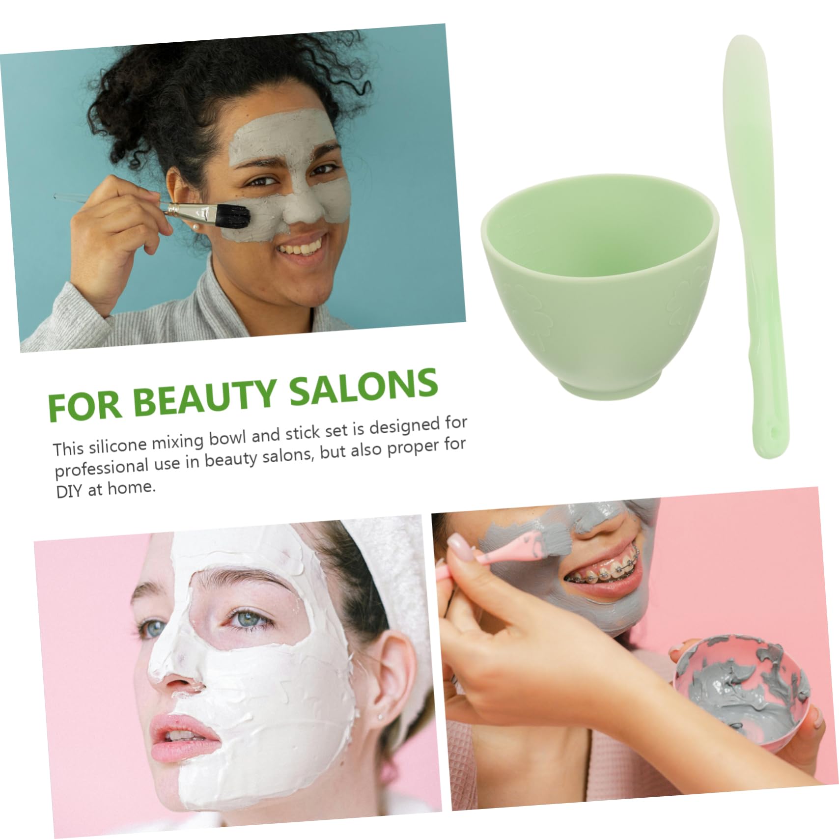 Professional Hemoton Jelly Face Mask Bowl Set for DIY Skincare & Beauty - Large Mixing Bowl for Facials, Spa Treatments & At-Home Skincare Routines