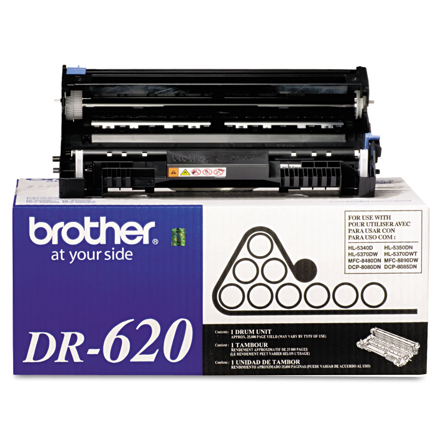 Brother DR620 Toner Drum Unit - High Yield Replacement for Brother Printers | Compatible with HL-L6200DW, HL-L6200DWT | Perfect for Office & Home Printing