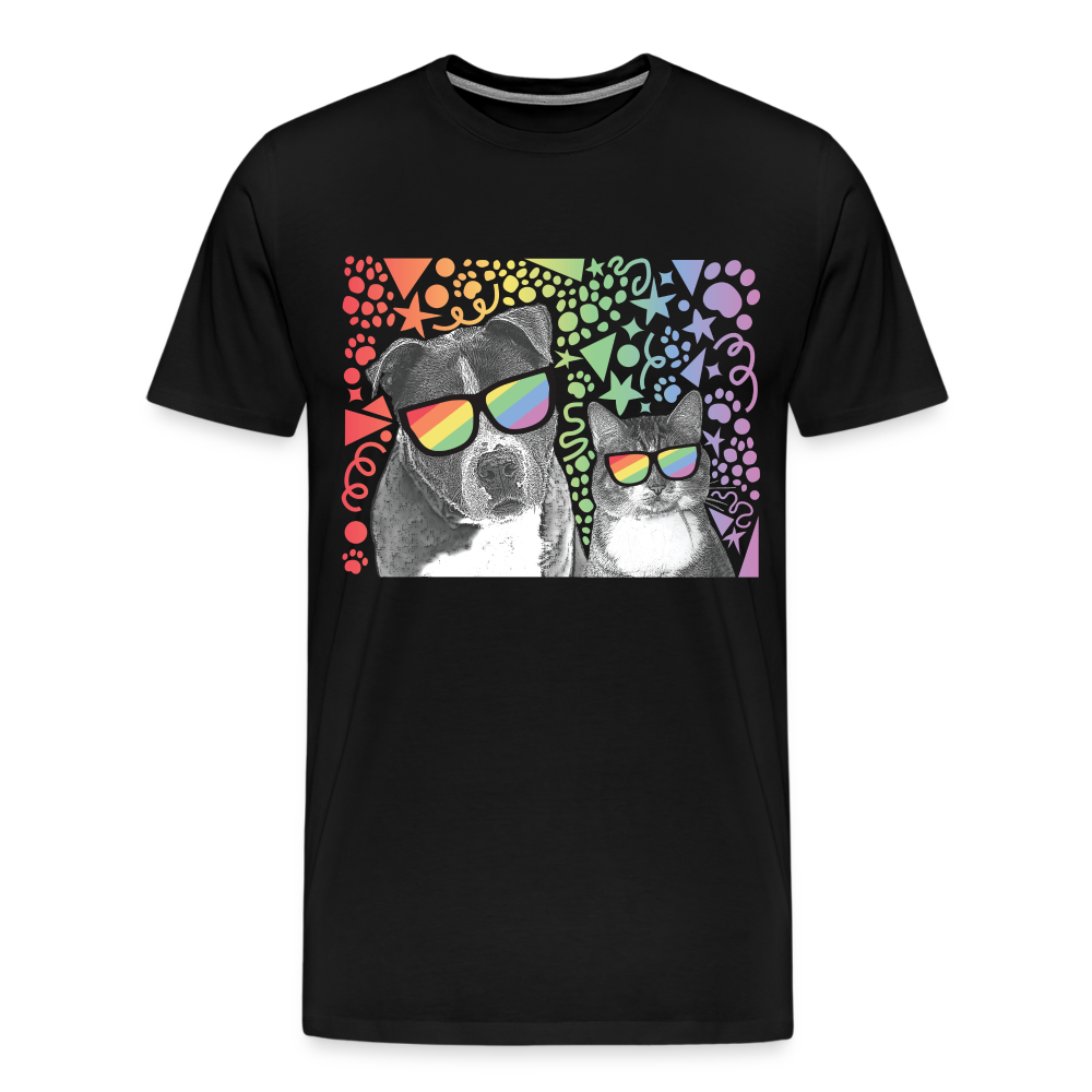 Pride Party Classic Premium T-Shirt - LGBTQ+ Rainbow Graphic Tee for Men & Women - Perfect for Pride Parades, Festivals & Celebrations