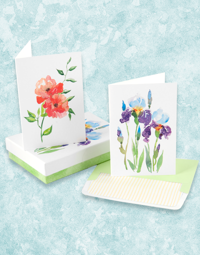 Graceful Garden Deluxe Note Card Set - 50 Premium Floral Greeting Cards with Envelopes for Thank You, Birthday, Wedding & Special Occasions - Perfect for Handwritten Letters, Invitations & Thoughtful Gifts