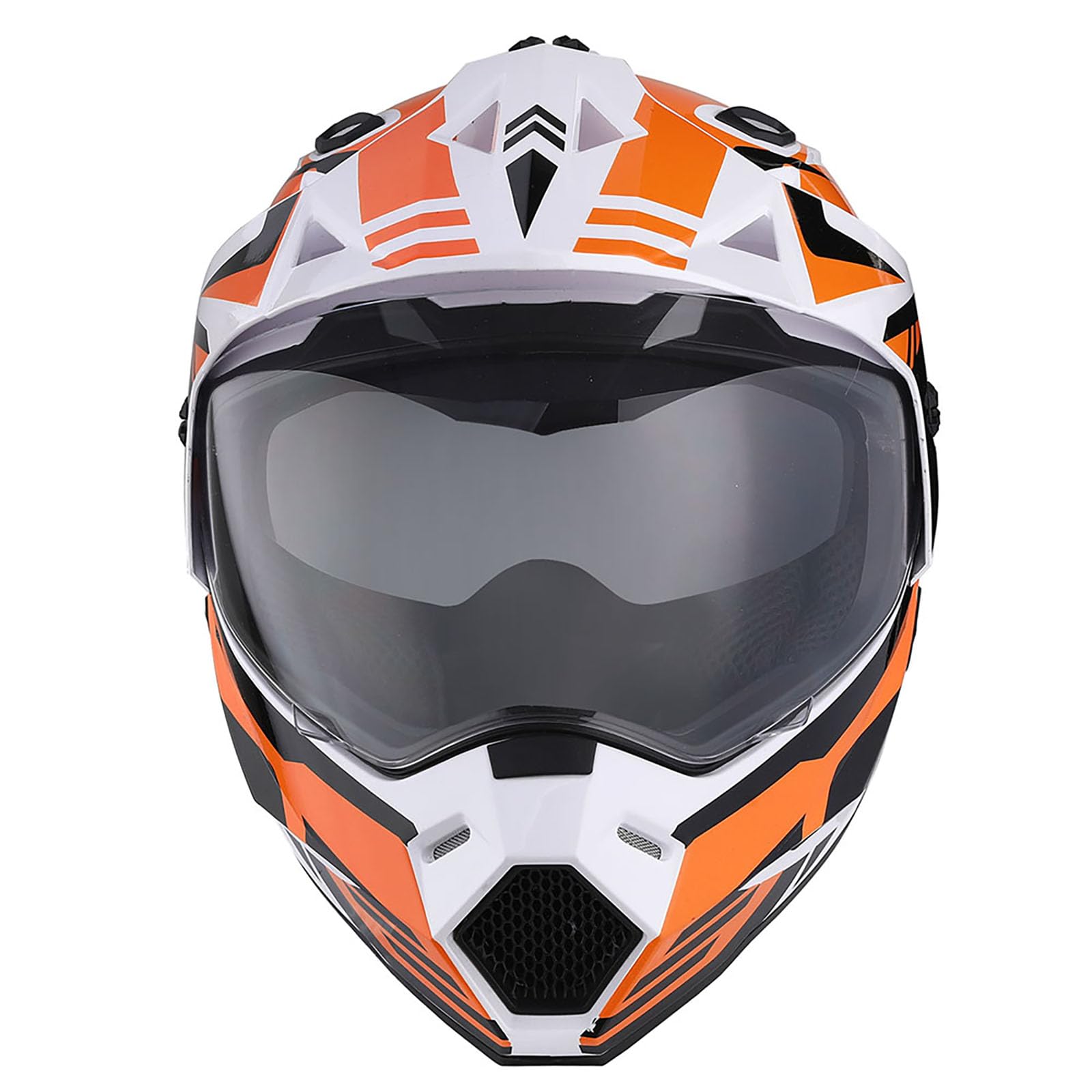 1Storm Youth Kids Dual Sport Motorcycle Helmet - Dual Visor Full Face Off-Road Motocross Helmet (Matte Black) - Perfect for Young Riders & Dirt Bike Adventures