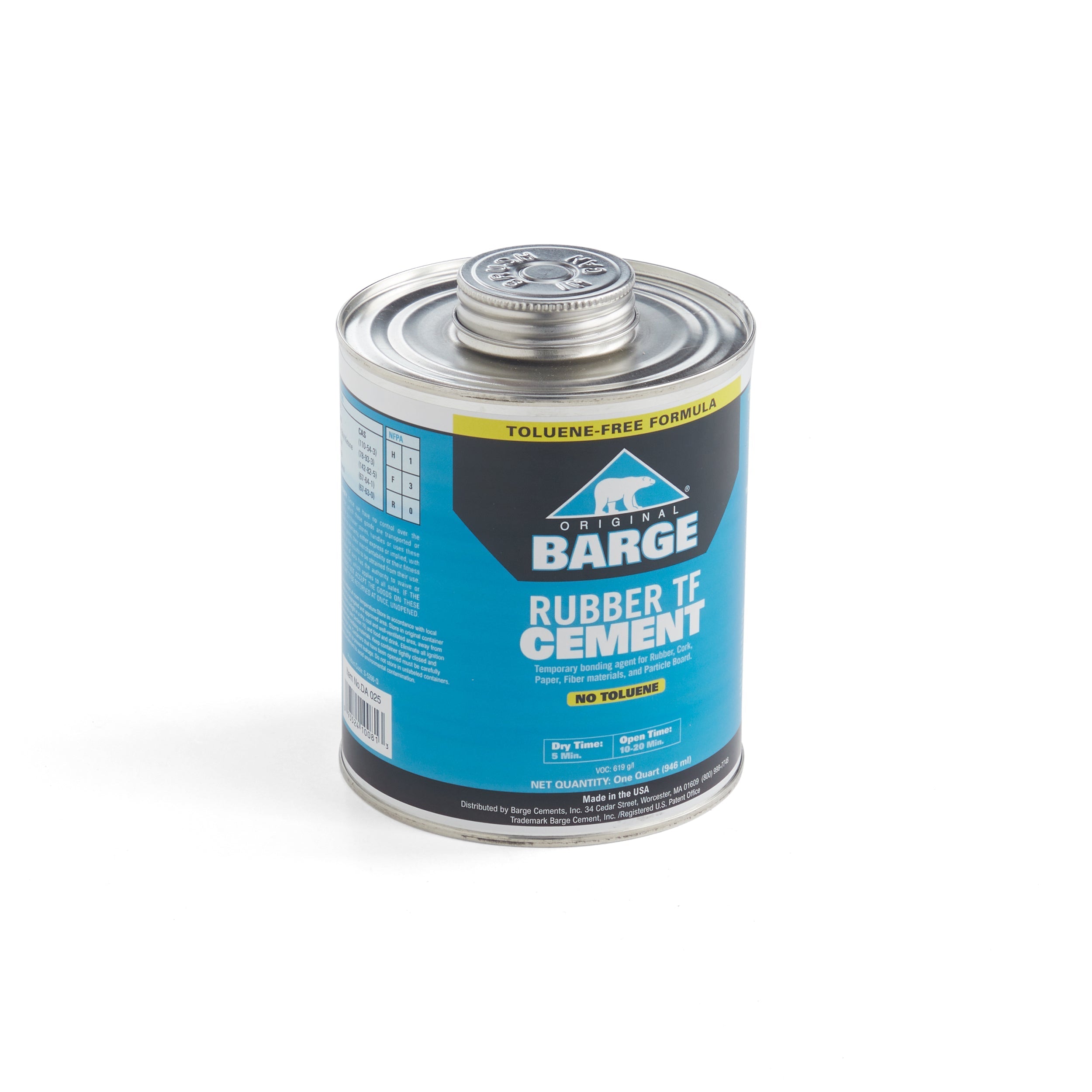 Barge All Purpose Rubber Cement Quart - High Strength Adhesive for Shoes, Leather, Wood, and DIY Crafts - Perfect for Repairs, Upholstery, and Craft Projects