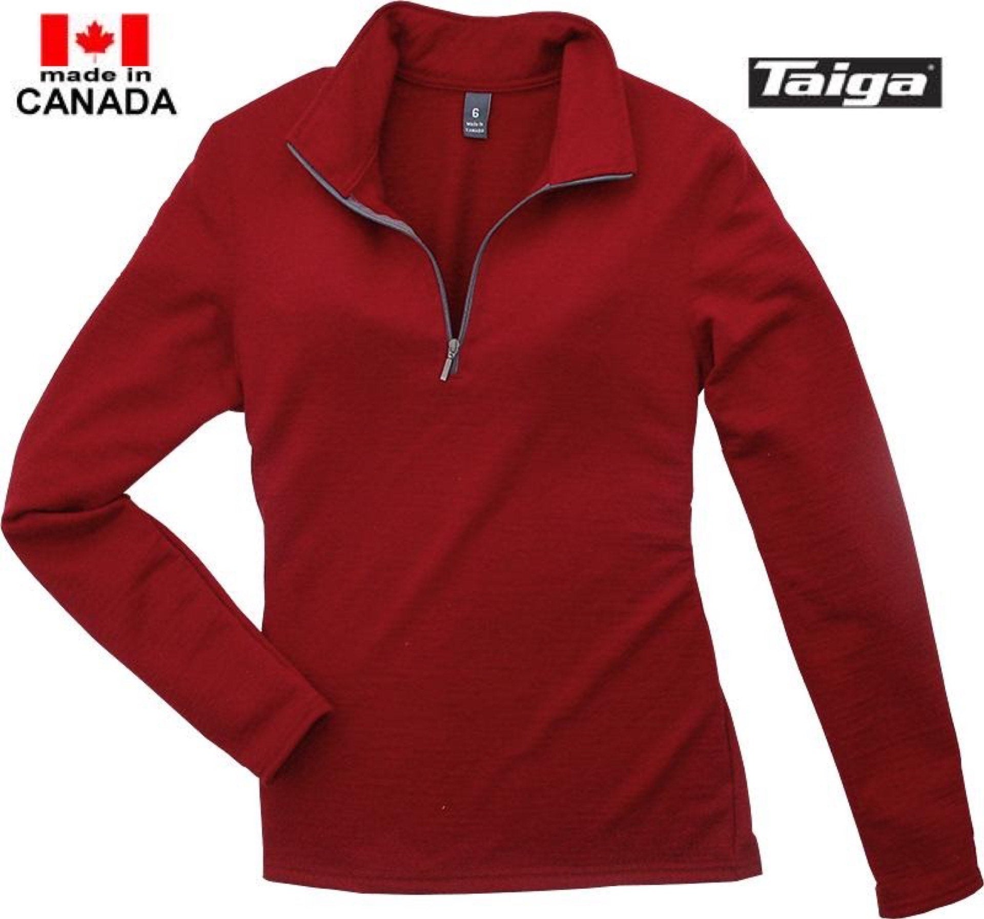 Women's Merino 260 Zip Shirt - Lightweight Wool Base Layer for Hiking, Skiing & Outdoor Activities