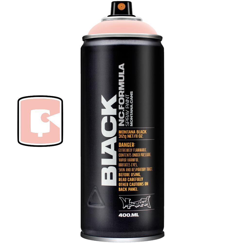 Montana Black 400ML Spray Paint - Premium Graffiti & Art Supplies for Walls, Canvas & DIY Projects - Perfect for Artists, Crafters & Home Decor