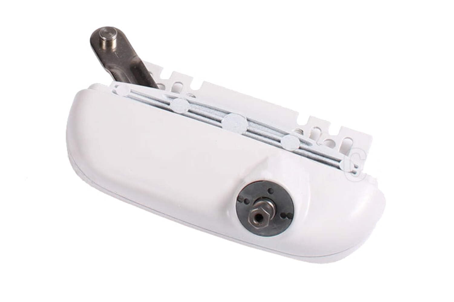 Roto Hardware Single Arm Casement Window Operator with Extension - Right Hand White Die Cast Steel Window Crank - Perfect for Awning & Projecting Windows Home Improvement