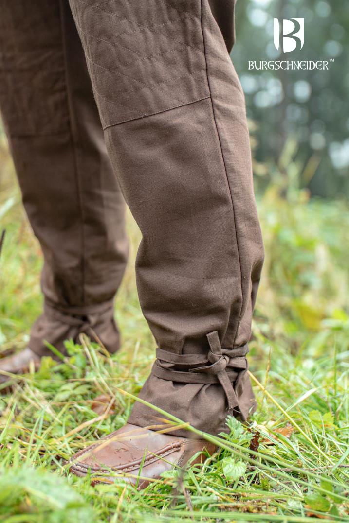 Kerga Brown Pants for Men - Comfortable Casual Trousers for Work, Travel & Everyday Wear