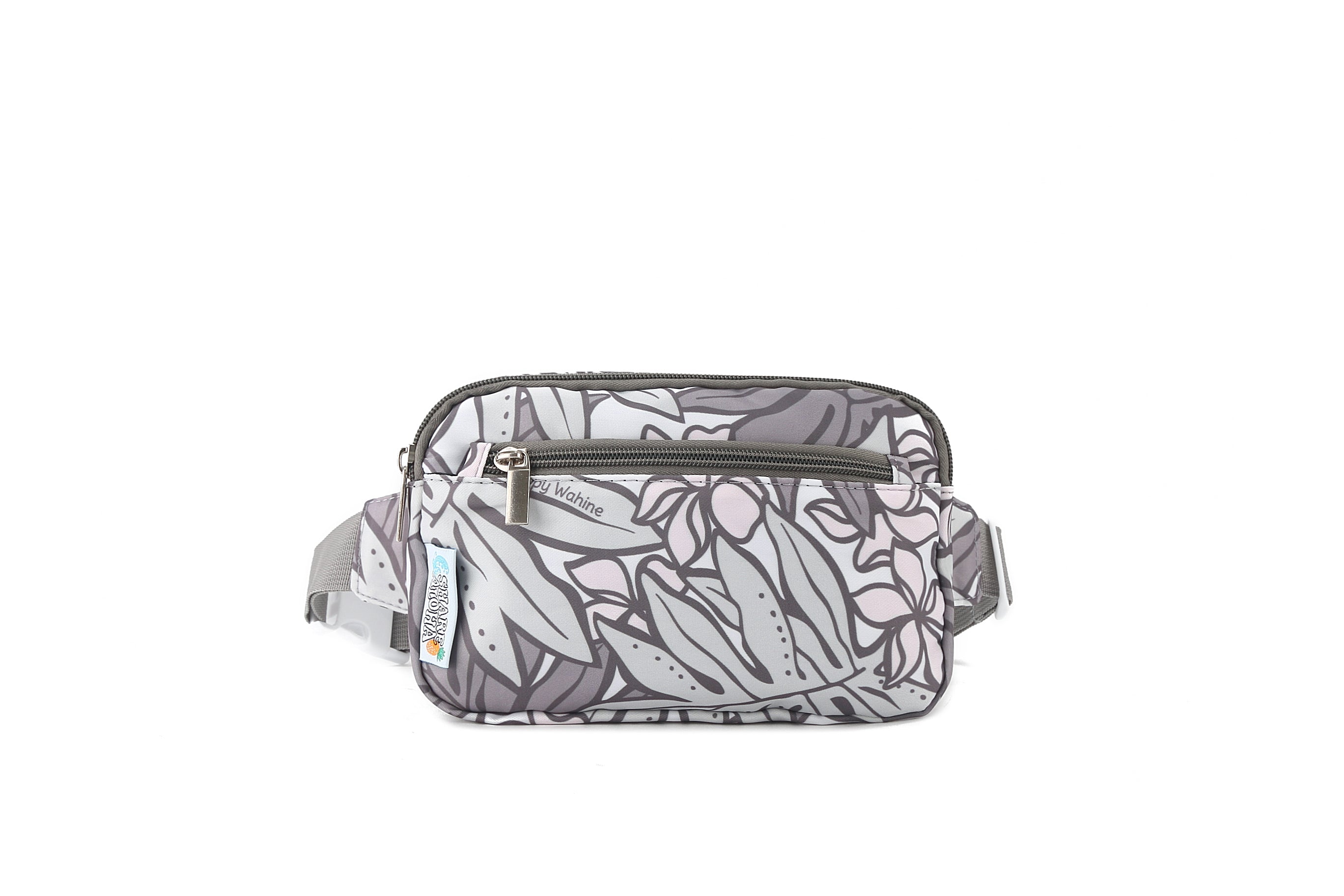 Kasie Lauae Grey Belt Bag - Stylish & Comfortable Waist Pack for Running, Travel, and Everyday Use