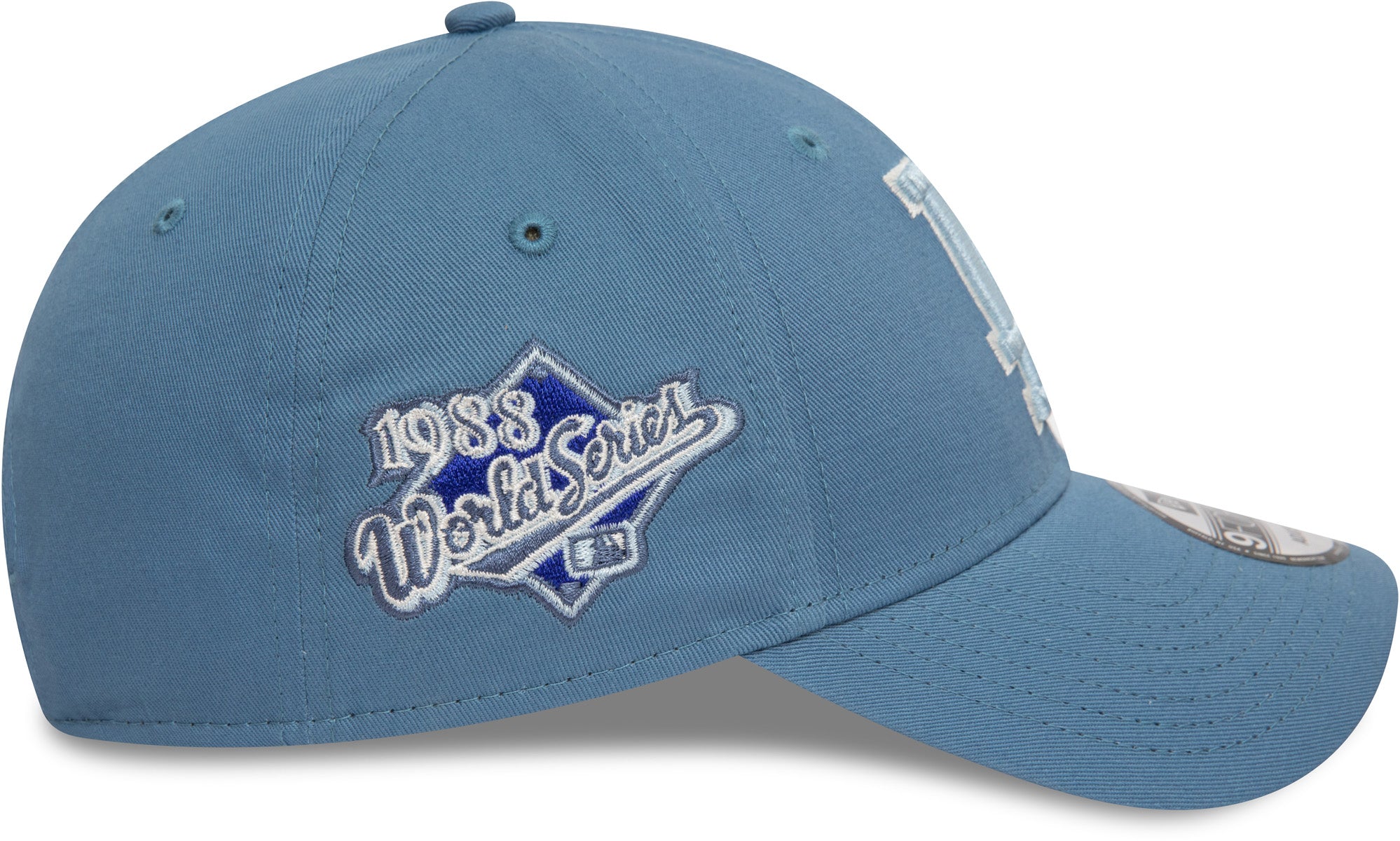 Los Angeles Dodgers New Era 9Forty MLB Patch Adjustable Blue Baseball Cap for Men & Women - Perfect for Baseball Games, Sports Fans, and Casual Wear