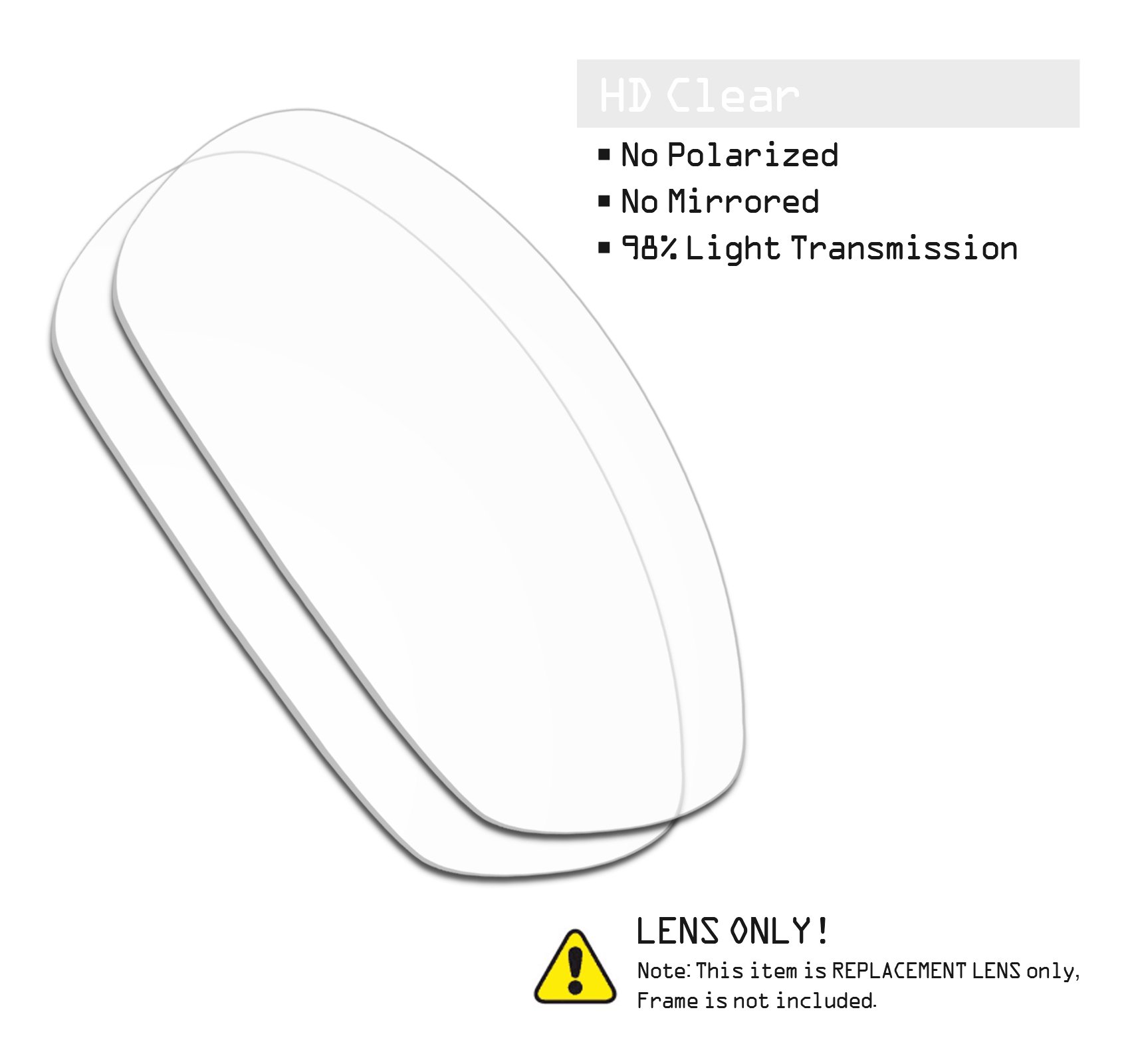 Oakley Blender OO4059 Replacement Lenses & Nose Pads - for Men's Sunglasses - Sports & Outdoor Use