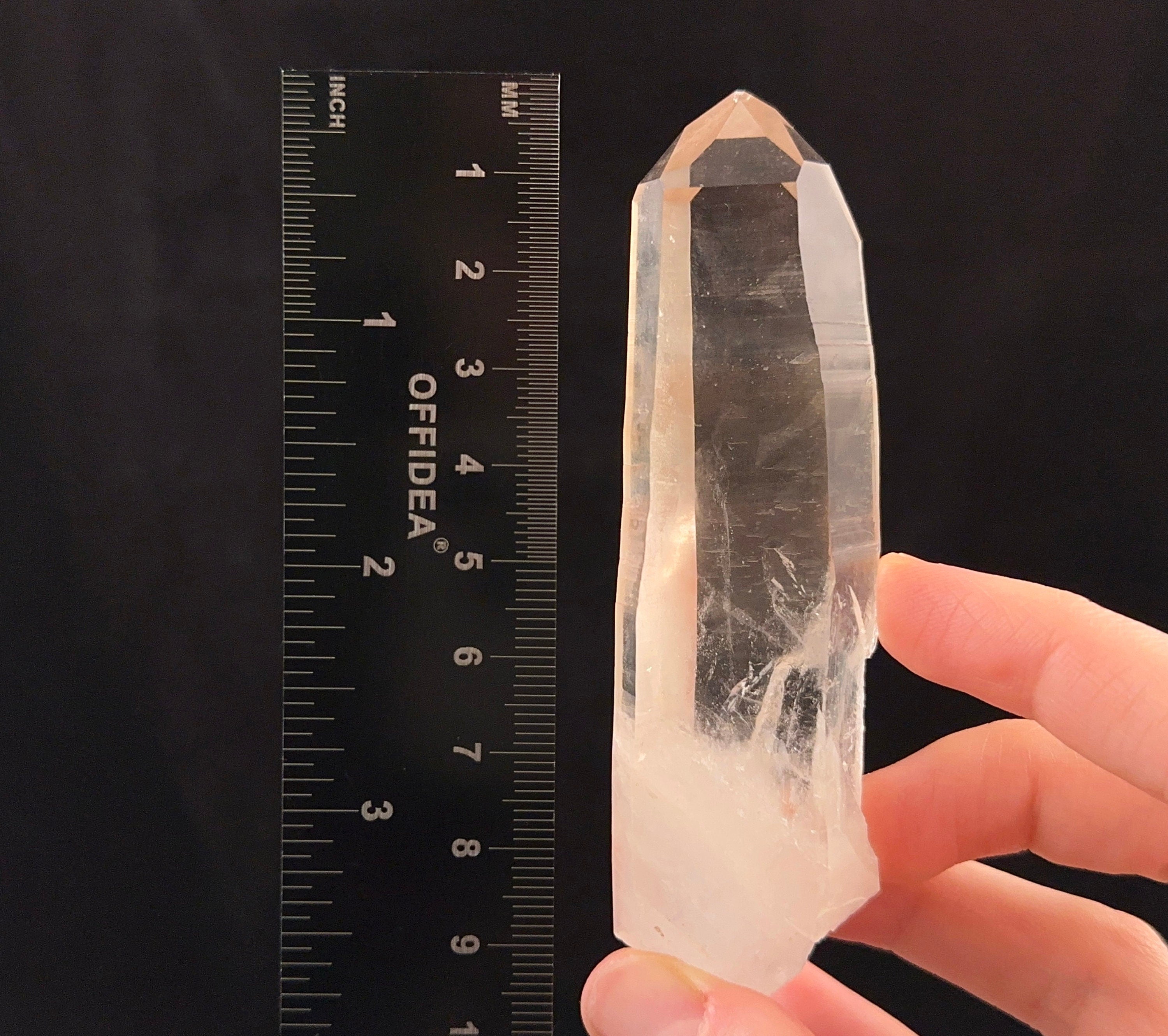 LEMURIAN QUARTZ Crystal Point - Natural Raw Stone for Healing, Meditation & Energy Work | Home Decor, Unique Spiritual Gift (53477) | Perfect for Reiki, Crystal Grids & Sacred Spaces