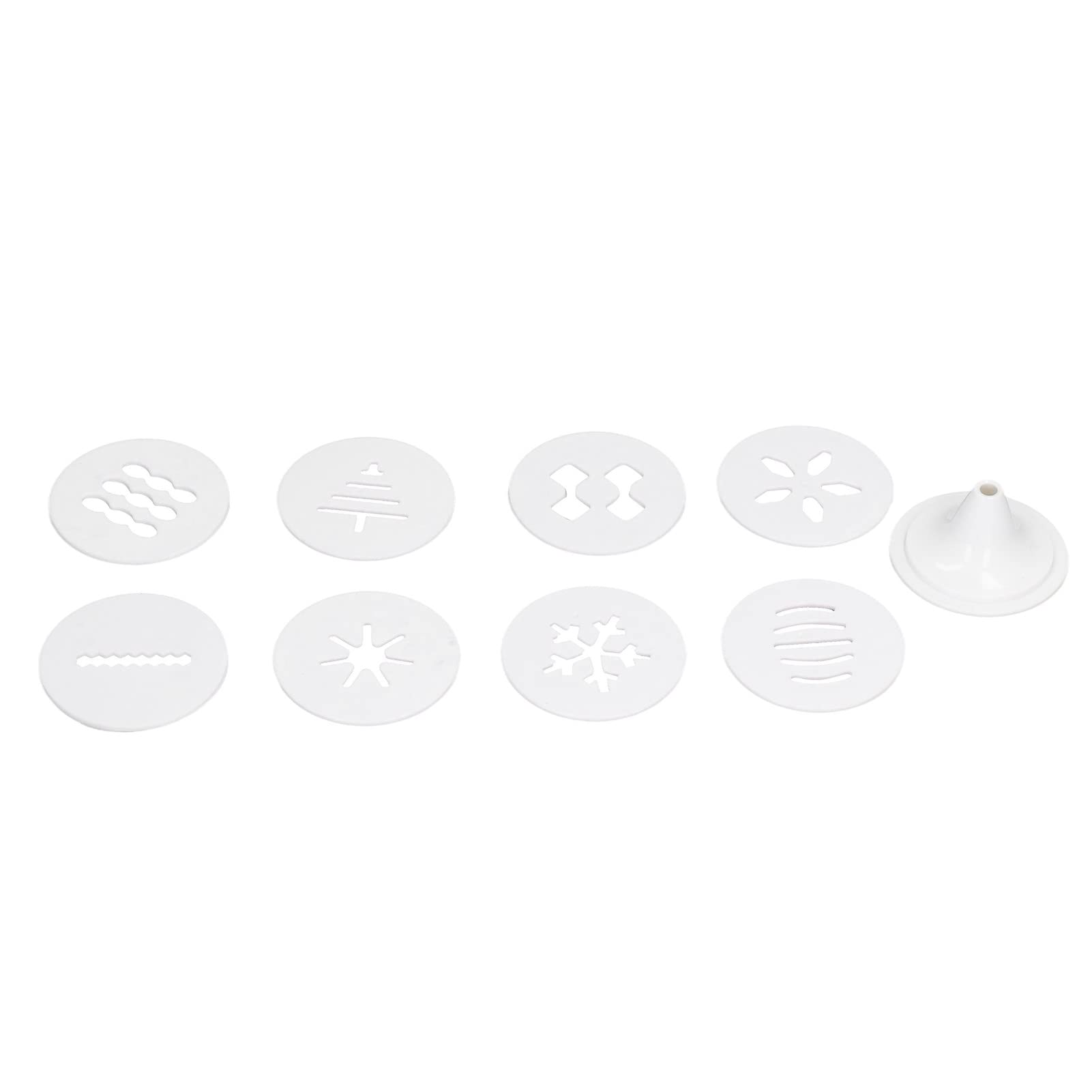 GLOGLOW Electric Cookie Press Kit with 9 Discs - Stainless Steel Cookie Maker for Baking, DIY Biscuit & Cookie Decorating - Perfect for Christmas, Holidays & Home Baking Gifts