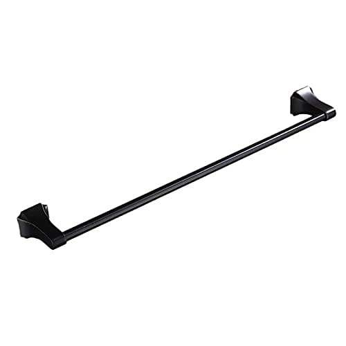 Stainless Steel Wall Mounted Towel Bar - Matte Black Bathroom & Kitchen Towel Holder, 22.8 Inch Dish Cloth Hanger for Modern Home Decor | Perfect for Bathrooms, Kitchens, Laundry Rooms & Spa Areas
