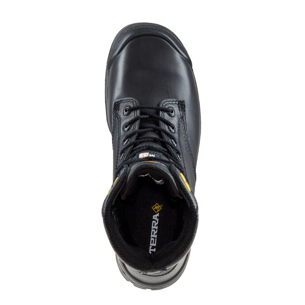 Terra Paladin Unisex Composite Toe Work Boots with Internal Metatarsal Guard - Safety Shoes for Construction, Warehouse & Industrial Work (Model 2988B)