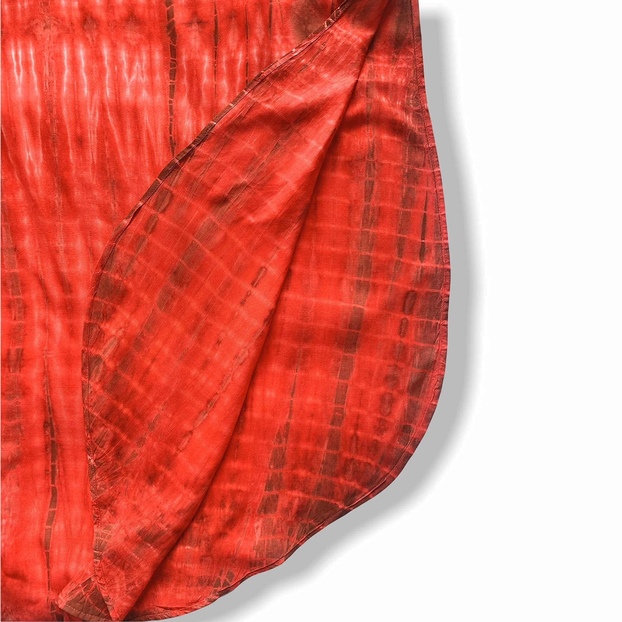 Tie Dye Maxi Dress for Women - Short Sleeve Side Split Summer Dress (One Size, Boho Chic Style) | Perfect for Beach Vacations, Music Festivals & Casual Outings