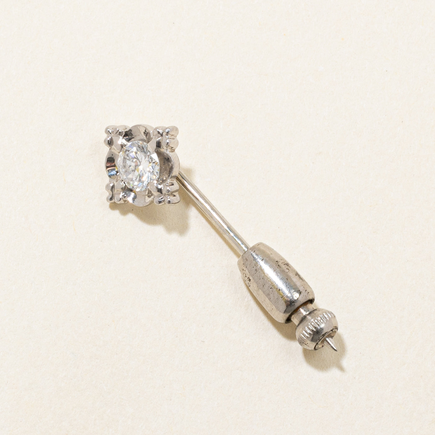 0.25ct Small Diamond Pin - Elegant & Dainty Jewelry for Women - Perfect for Weddings, Parties & Everyday Wear