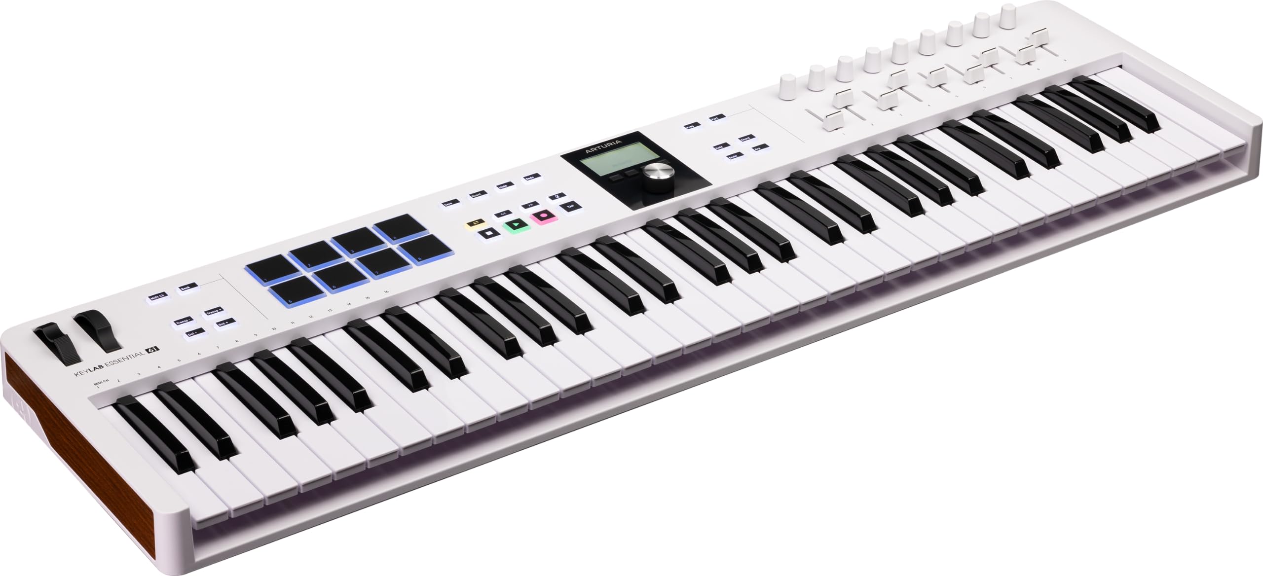 Arturia KeyLab Essential mk3 61-Key USB MIDI Keyboard Controller with Analog Lab V Software - Professional Music Production for Home Studio & Live Performance