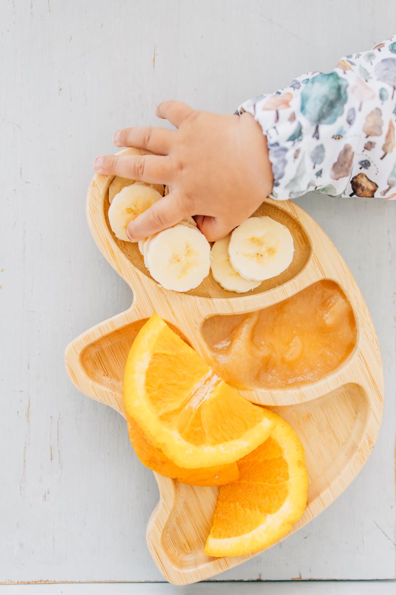 Eco-Friendly Baby Led Weaning Starter Kit - Organic Bamboo Plates, Bowls & Utensils Set for Toddlers | Perfect for First Foods, Mess-Free Meals & Sustainable Parenting