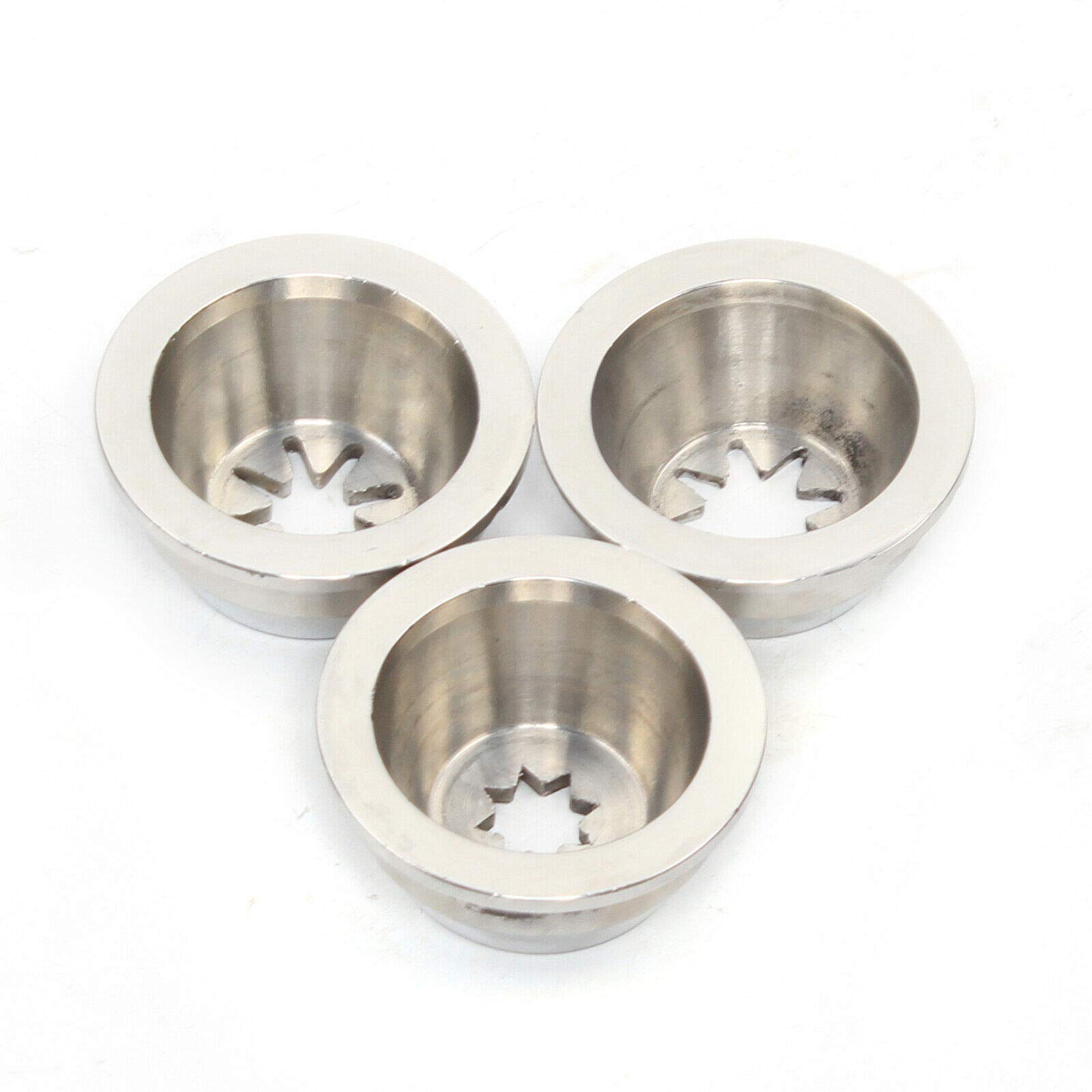 4-Piece Stainless Steel Churro Nozzle Adapters Set - Hollow Churro Maker Attachments for Professional Churro Machines | Perfect for Bakeries, Food Trucks & Home Dessert Making
