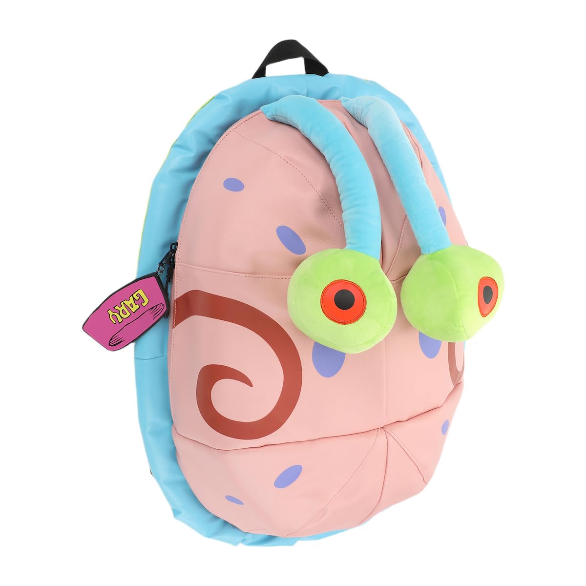 Spongebob Squarepants Gary the Snail 16.4 Inch Cute Cartoon Character Backpack for Kids - School, Travel & Cosplay Accessory