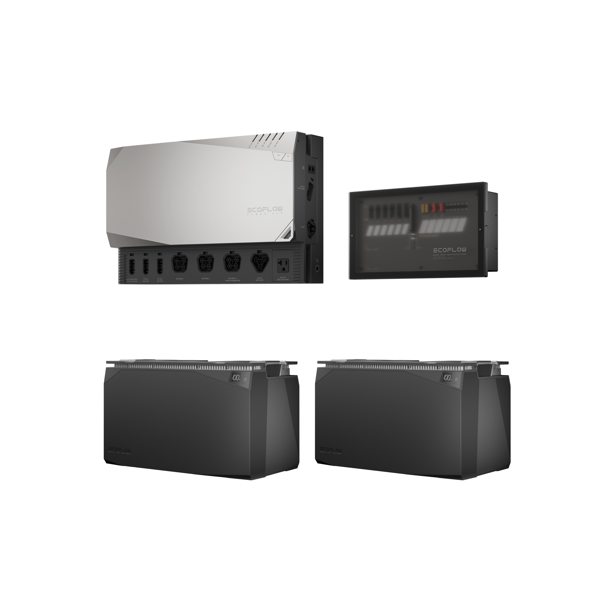 EcoFlow 10kWh Solar Power Kit - Portable Home Battery Backup for Off-Grid Living, Emergency Power & RV Camping
