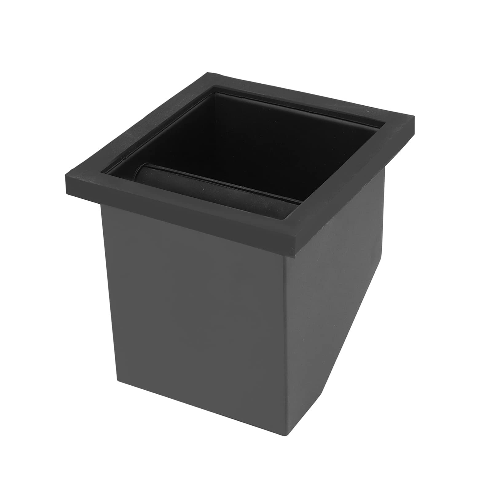 Premium Stainless Steel Coffee Knock Box - Durable Espresso Grounds Bin with Ergonomic Knock Bar for Home & Commercial Use - Space Saving Coffee Accessory for Baristas & Coffee Lovers