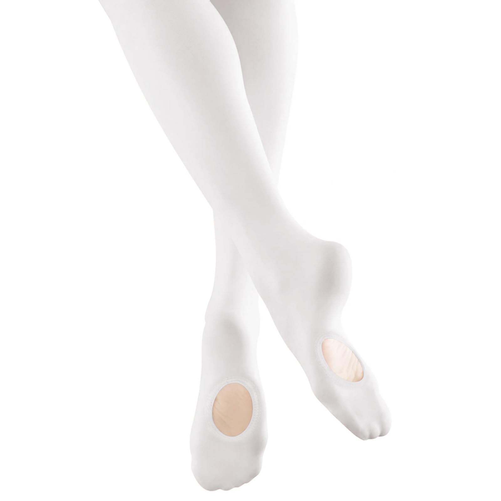 Convertible Ballet Tights for Girls - Seamless Dance Tights with Footed Option - Toddler to Kids Sizes - Perfect for Ballet Class, Recitals & Dance Practice