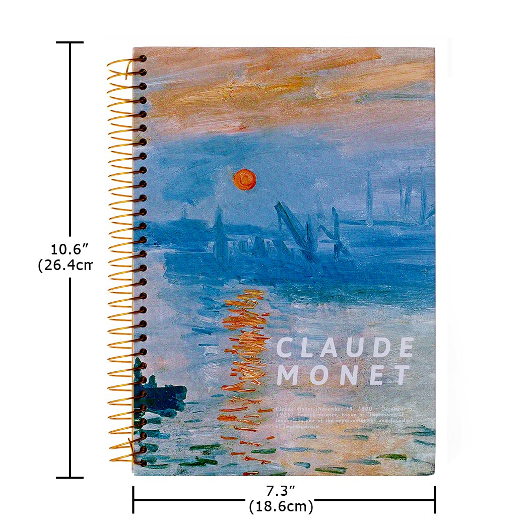 Van Gogh Spiral Notebook Hardcover - 10.6