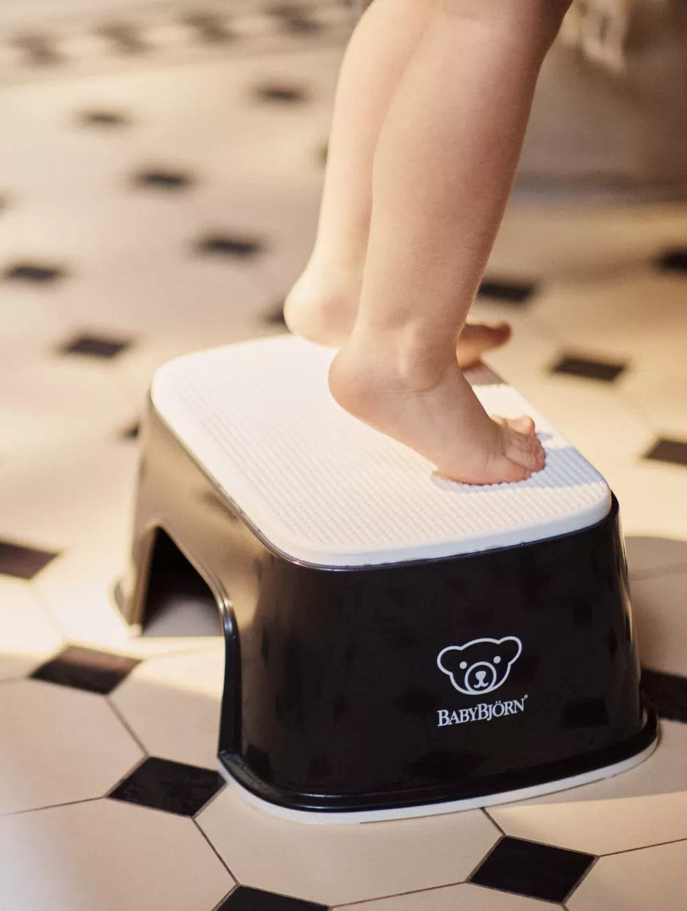 Baby Bjorn Step Stool for Toddlers - Adjustable Learning Tower & Safety Stool for Kitchen, Bathroom & Playroom - Non-Slip Kids Step Stool for Independence & Safety