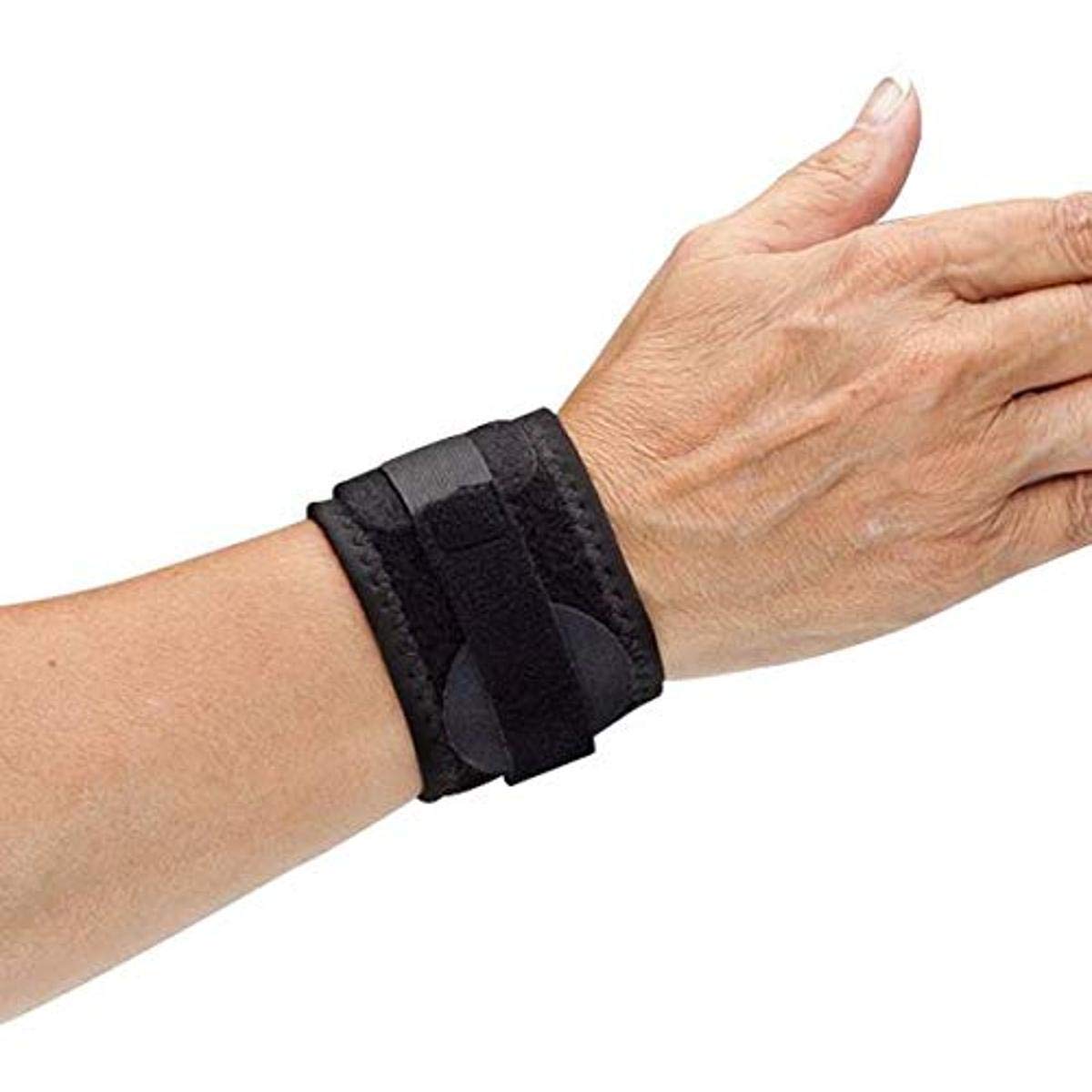 Ulnar Compression Wrap for Wrist Pain Relief - Adjustable Support Brace for Carpal Tunnel, Tendonitis & Arthritis - Ideal for Typing, Gaming & Sports Activities