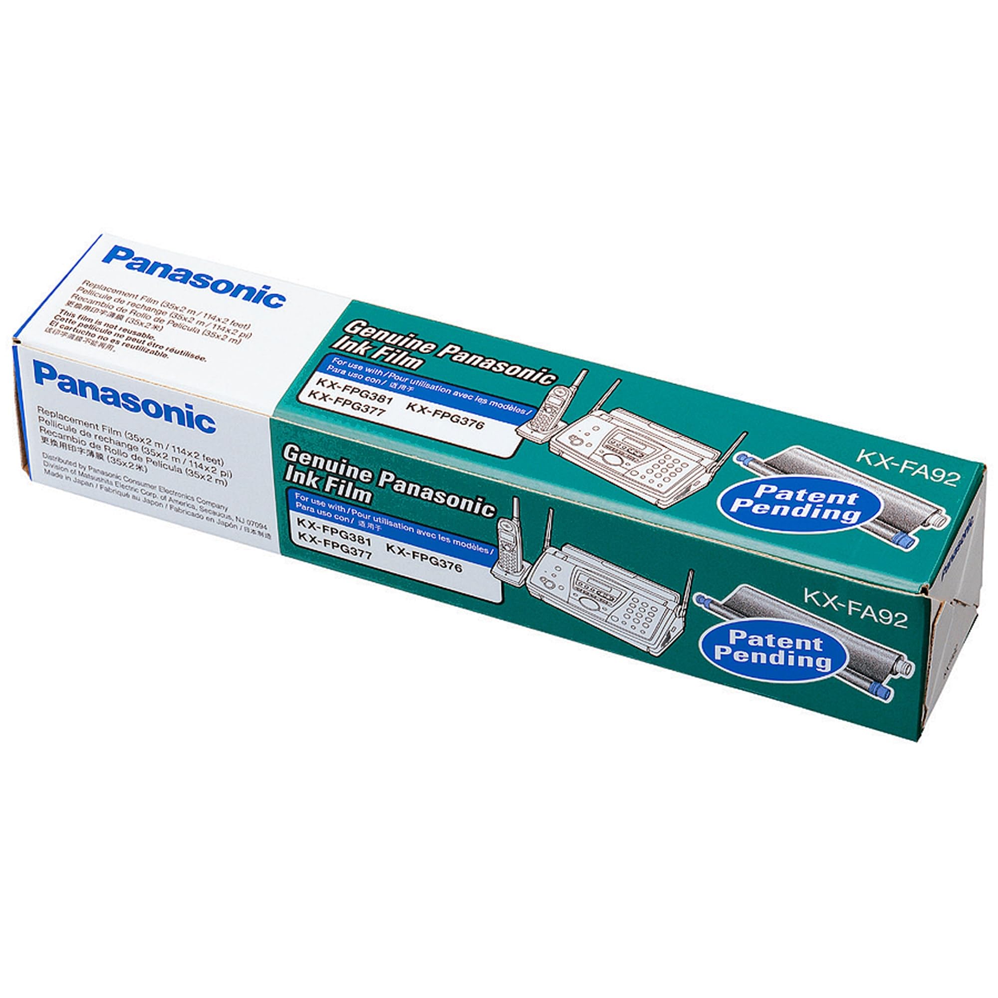 Panasonic KX-FA92 Plain Paper Fax Machine - High-Quality Faxing for Home & Office Use | Reliable Document Transmission for Business Communications