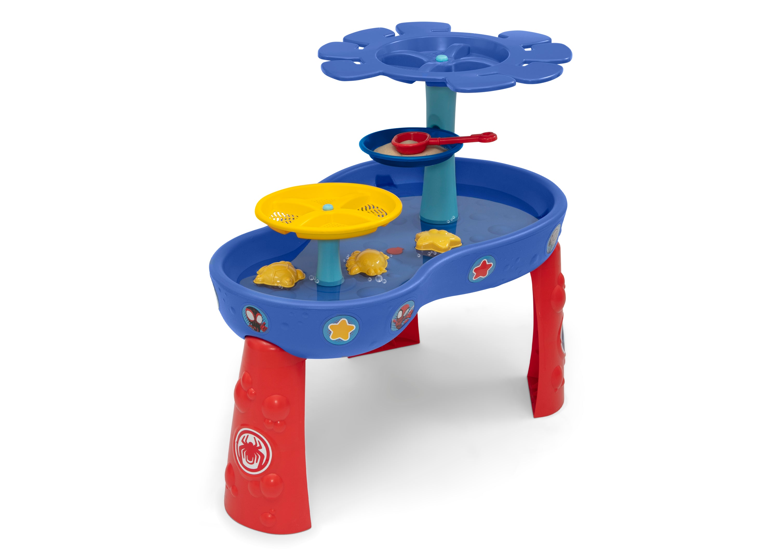 Spidey and His Amazing Friends Water Play Table for Kids - Outdoor Splash & Sensory Activity Toy for Toddlers - Perfect for Backyard, Pool, or Beach Fun