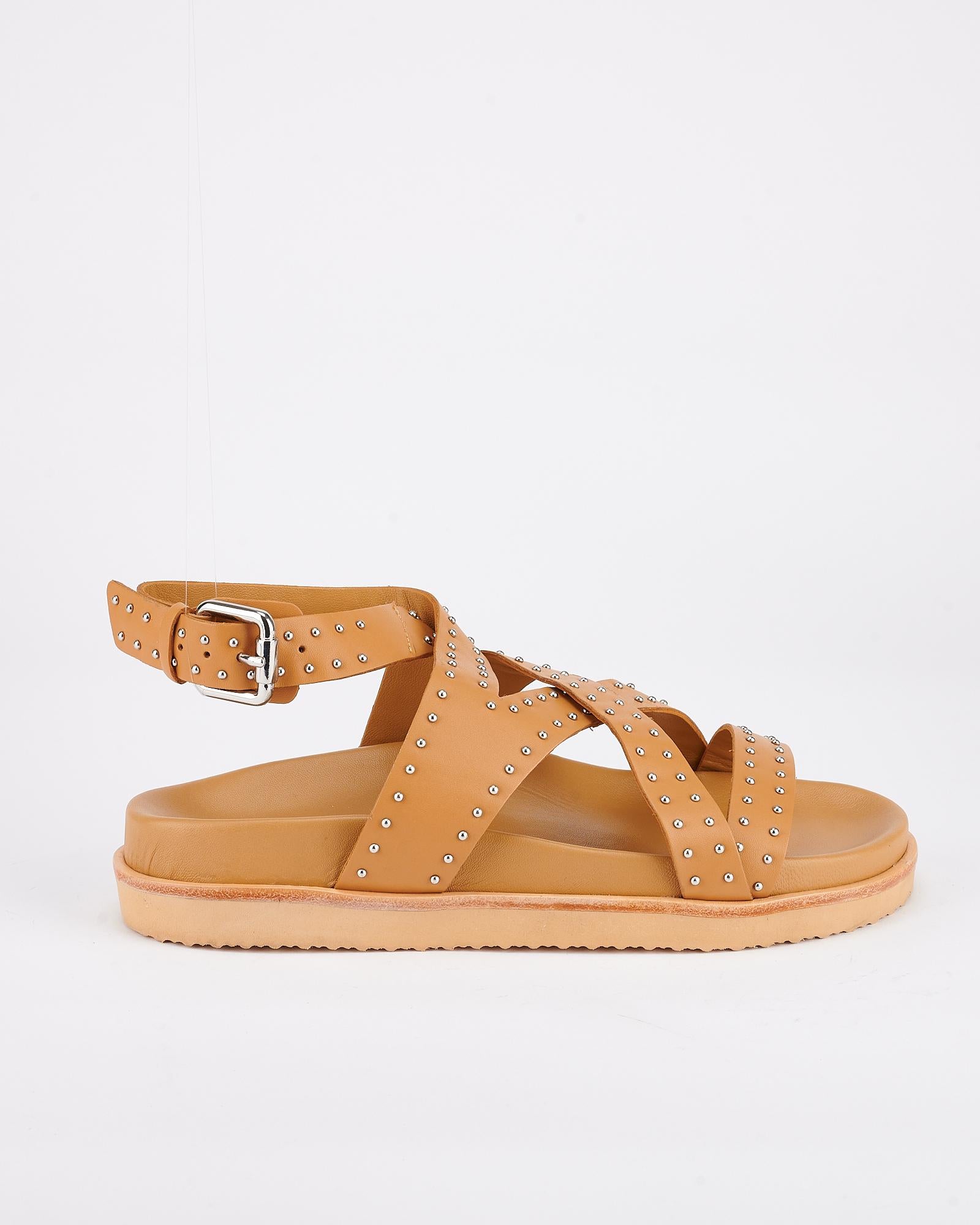 Vapetto Comfortable Footbed Sandals for Women - Tan/Silver Color - Perfect for Beach, Pool, and Summer Outdoor Activities