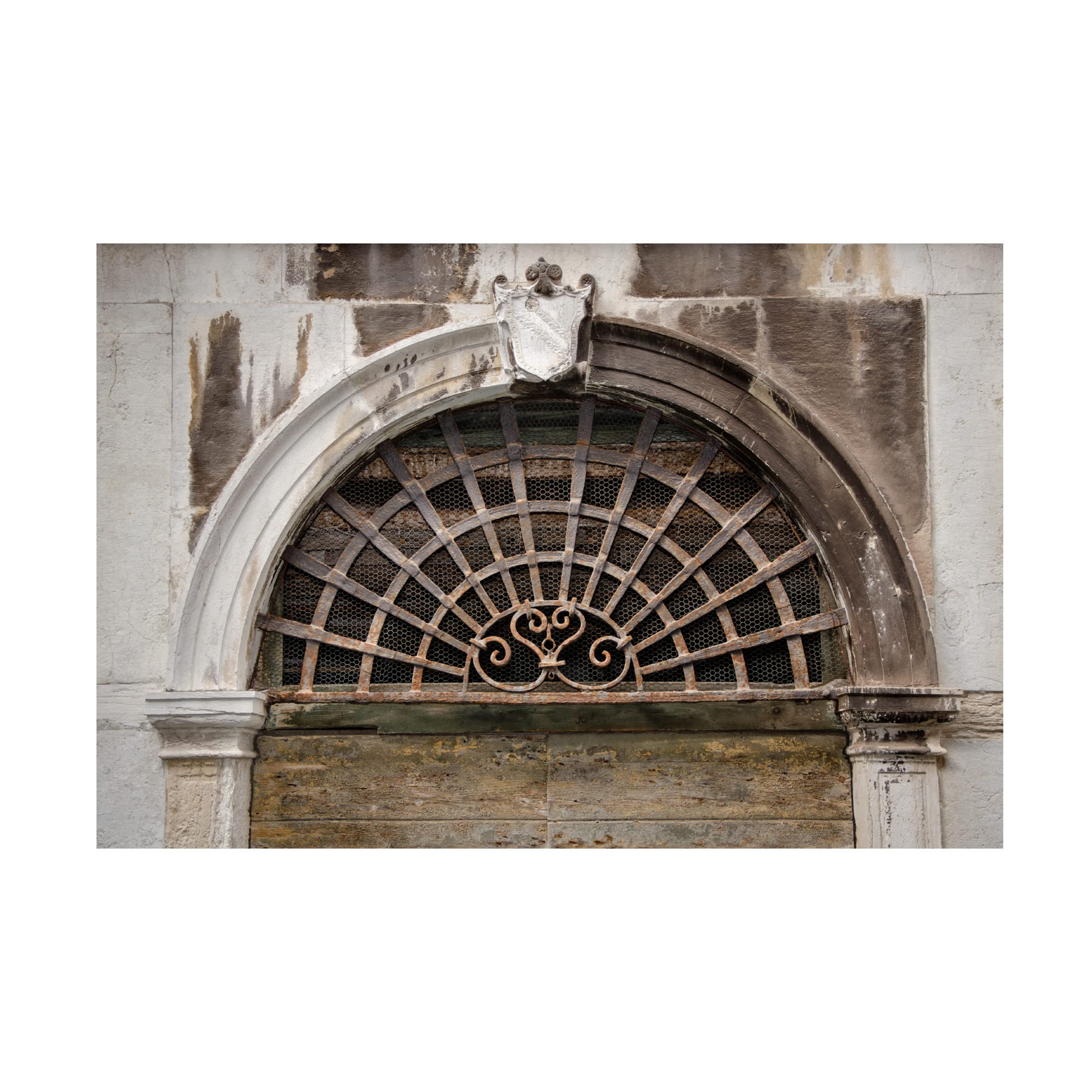 Trademark Fine Art 'Windows and Doors of Venice XI' Canvas Wall Art by Laura DeNardo - Venetian Landscape Painting for Living Room, Bedroom & Office Decor