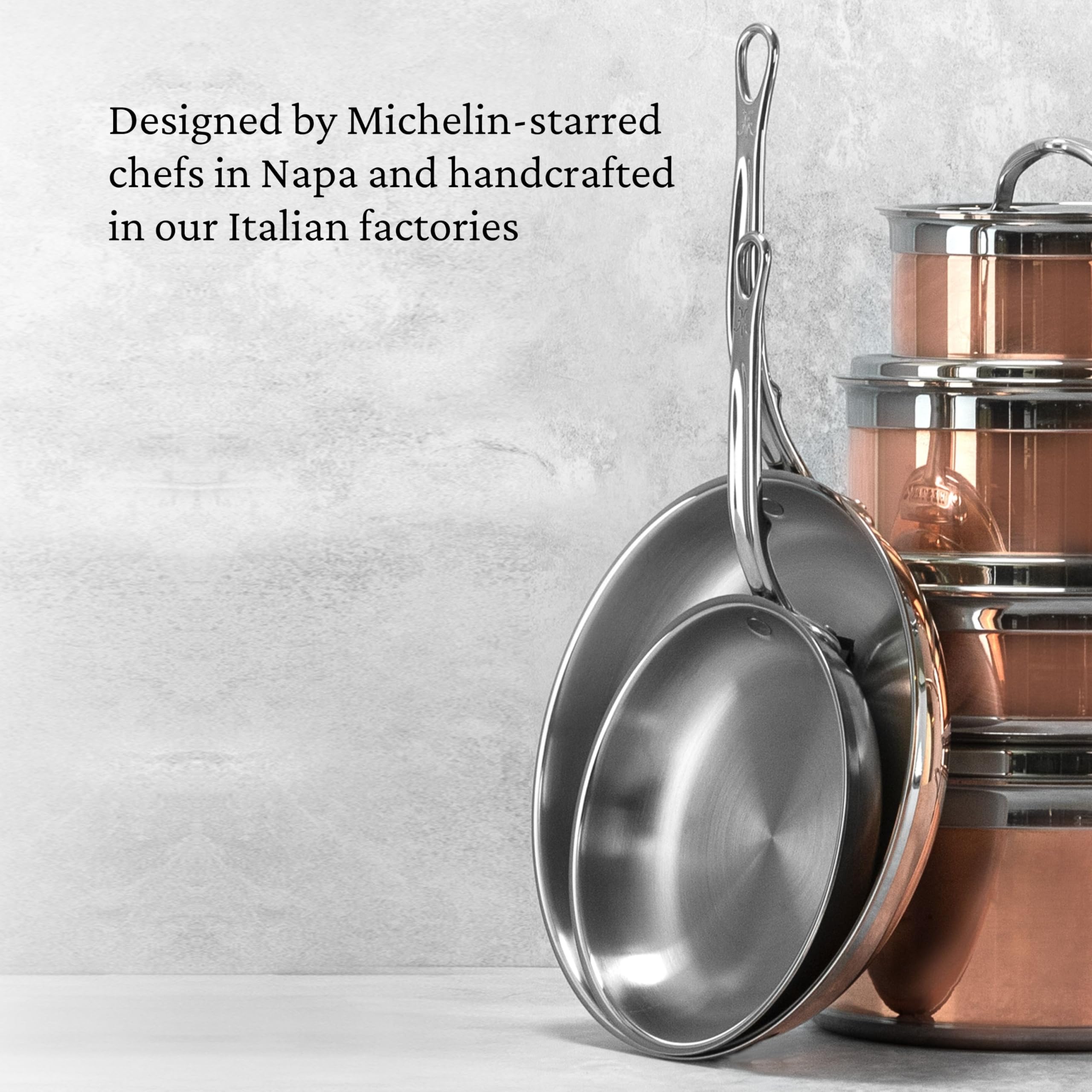 Hestan CopperBond 3-Quart Pure Copper Soup Pot - Induction Cooktop Compatible, Durable & Even Heating - Perfect for Soups, Stews, and Pasta Cooking