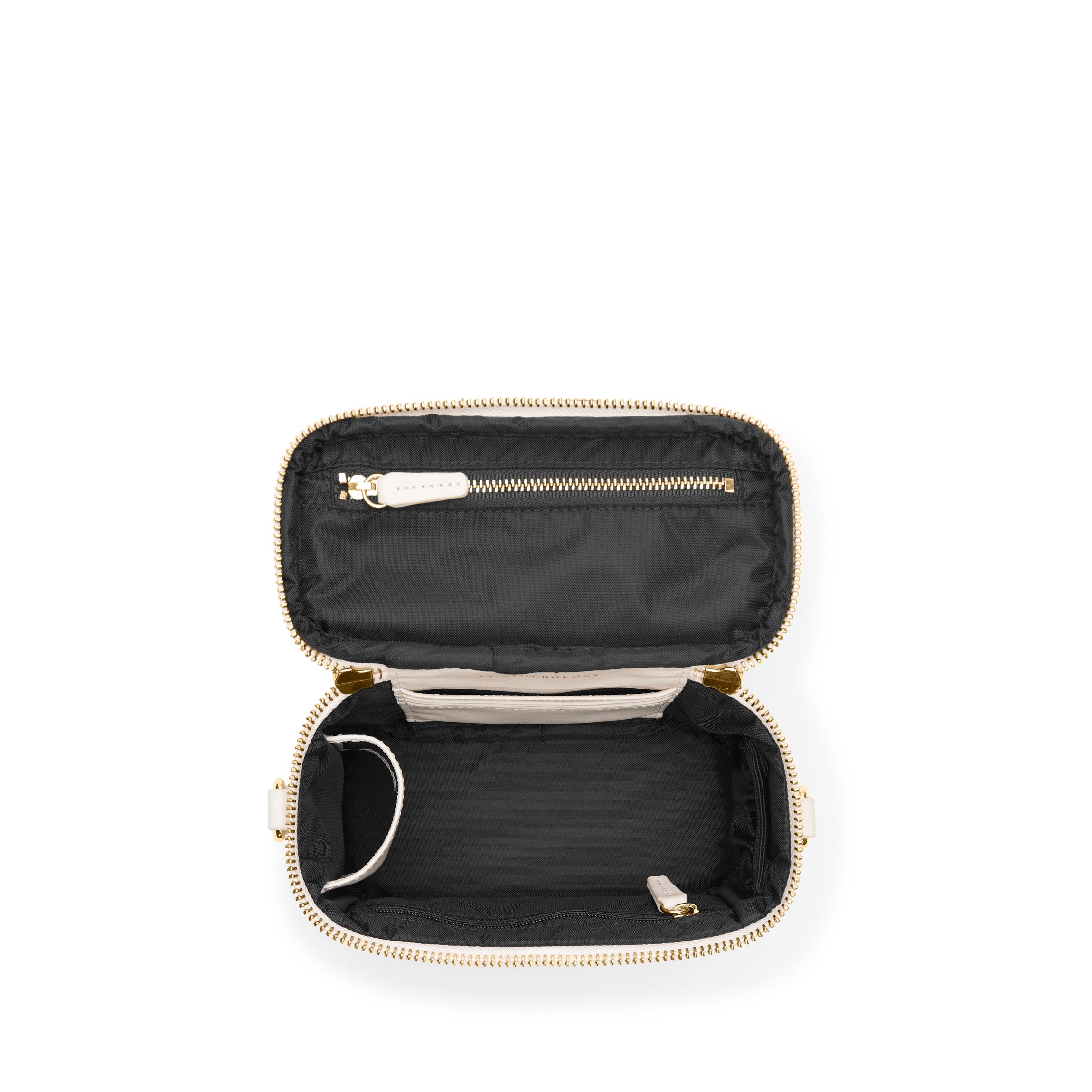 Maddie Micro Train Case Crossbody Bag in Ivory - Stylish and Compact Purse for Women, Perfect for Travel, Shopping, and Everyday Use