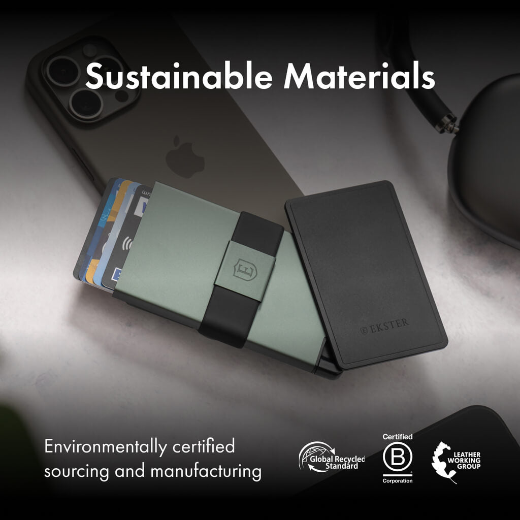 Ekster Pro RFID Blocking Aluminum Card Holder - Slim Minimalist Wallet for Men & Women - Perfect for Travel, Business & Everyday Carry