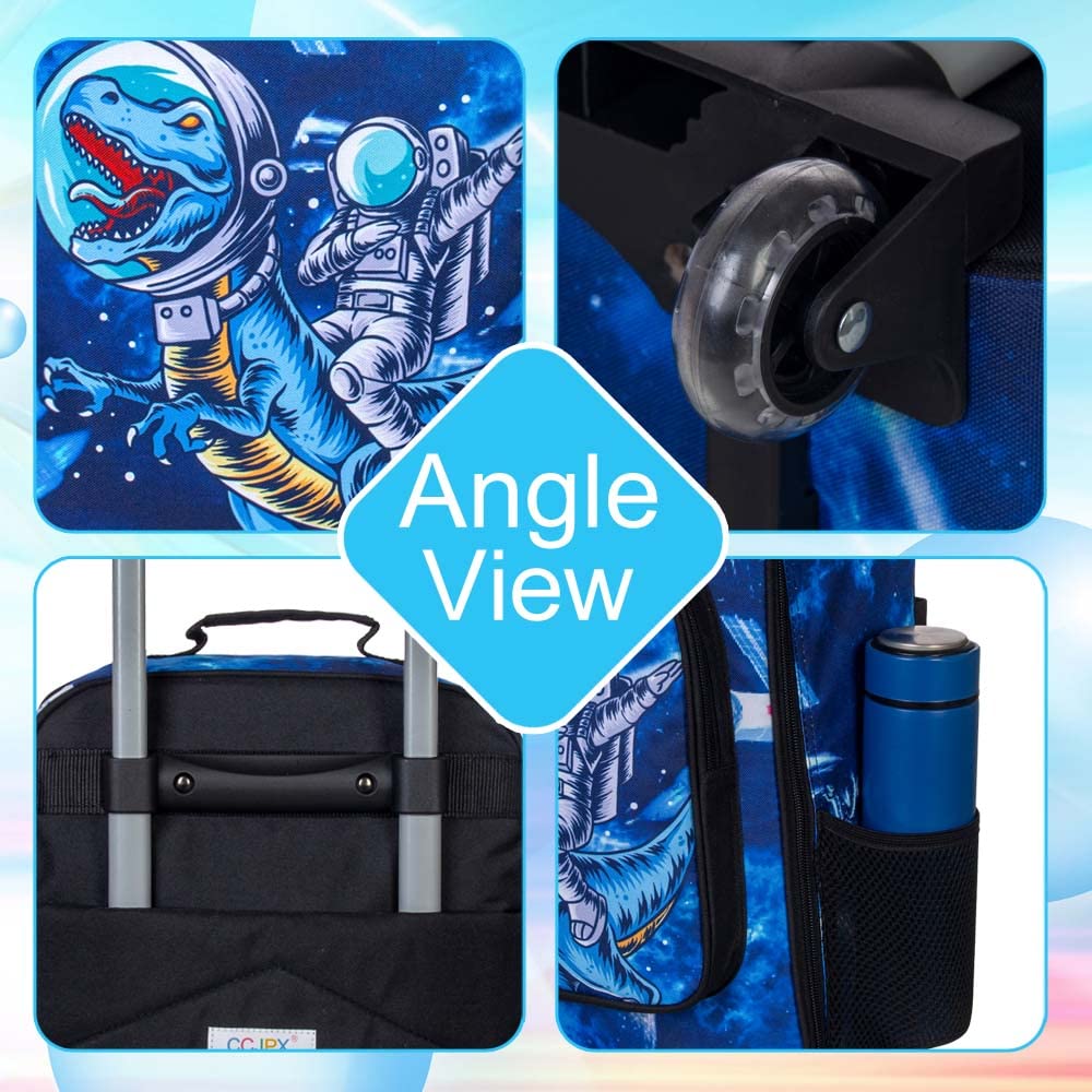 Kids Luggage for Boys & Girls - Cute Rolling Wheel Suitcase for Toddlers & Children | Travel Carry-On Suitcase for Airplane, Vacation & School Trips