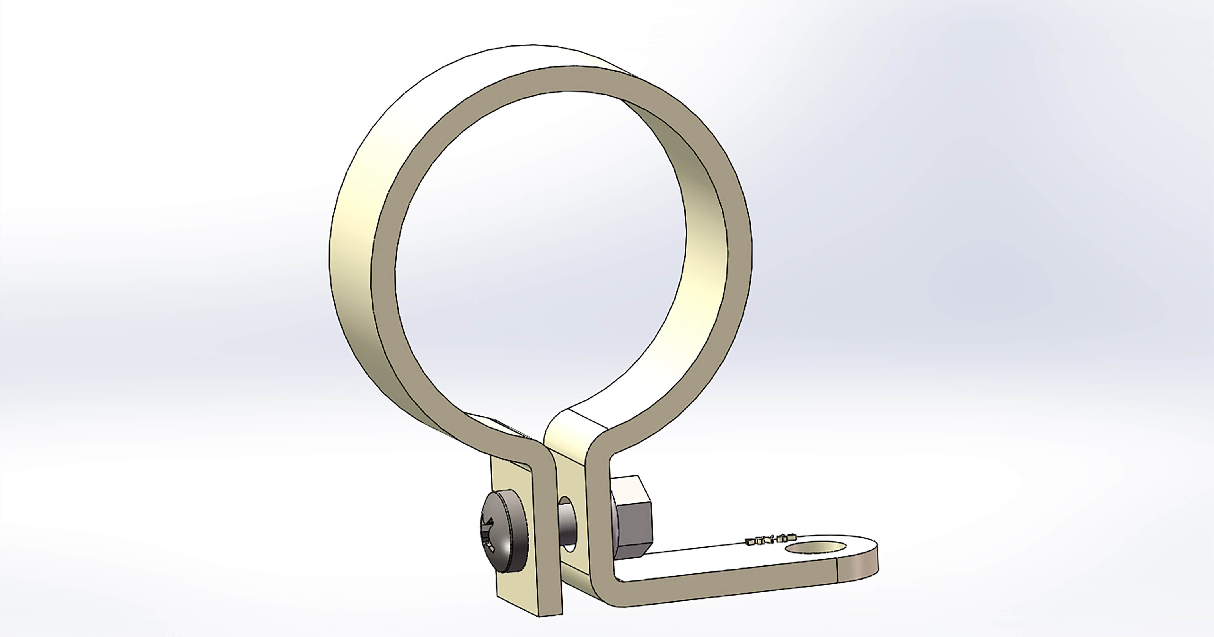 BD4801 Capacitor Bracket for 21mm, 22mm, 24mm Capacitors - Secure Mounting Solution for Electronics & DIY Projects
