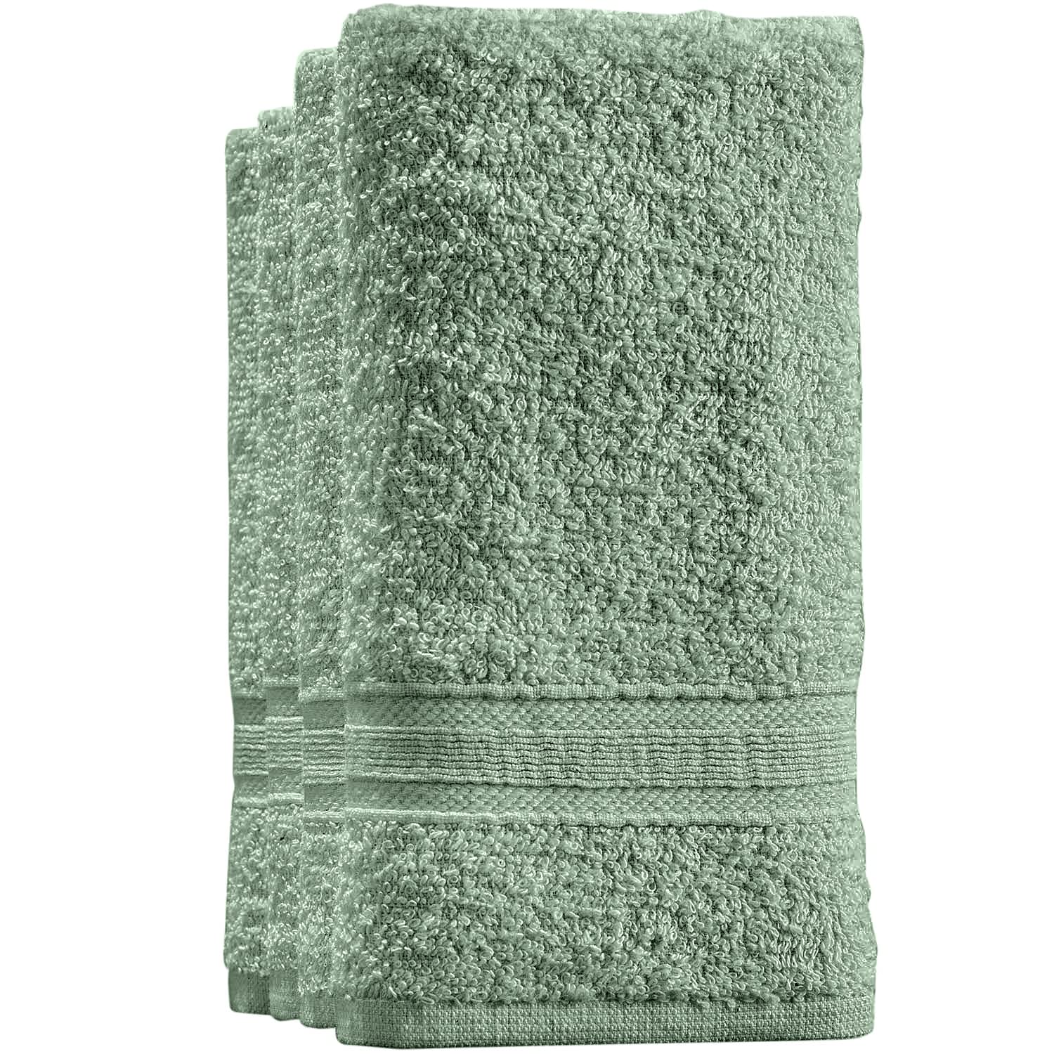 Premium Cotton Fingertip Towels Set - 4 Pack Ultra Soft & Highly Absorbent Hand Towels 11