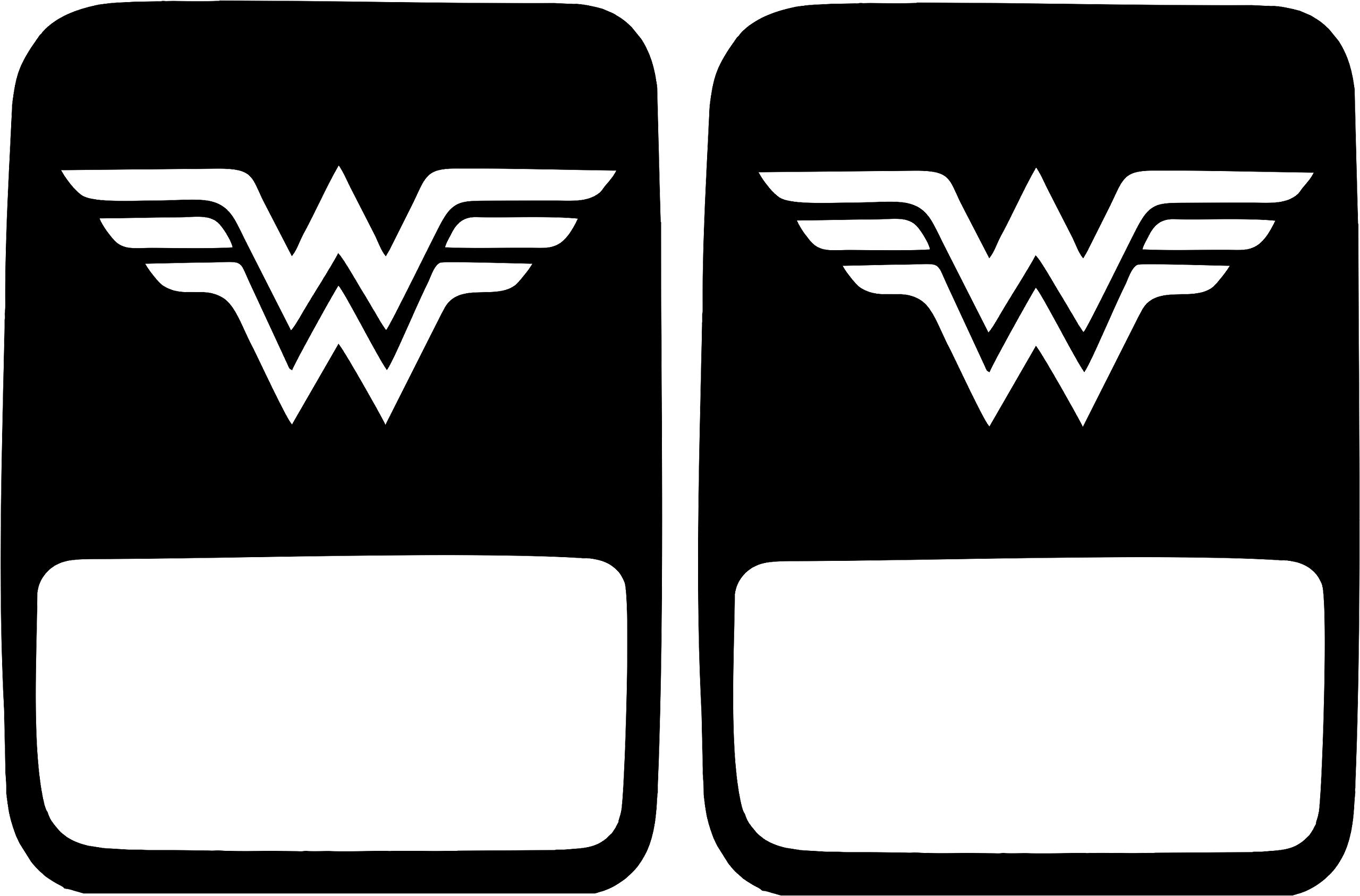 Wonder Woman Jeep Tail Light Covers (Non-LED) for Jeep Gladiator - Durable Accessories for Off-Road Adventures & Superhero Fans